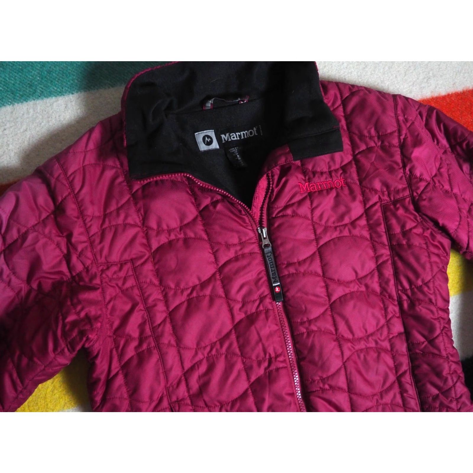 Marmot VTG Marmot Pink Zip Outdoor Puffer Jacket Womens M Size M / US 6-8 / IT 42-44 - 4 Thumbnail
