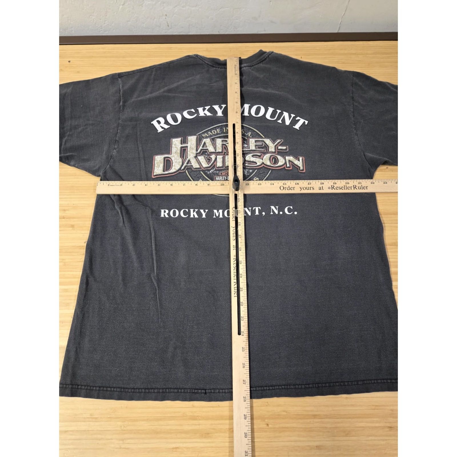 Harley Davidson VINTAGE Harley-Davidson Shirt Mens XL Rock Mount 90s Graphic Print Crew Neck Short Sleeve USA Biker Motocycle Size US XL / EU 56 / 4 - 6 Thumbnail