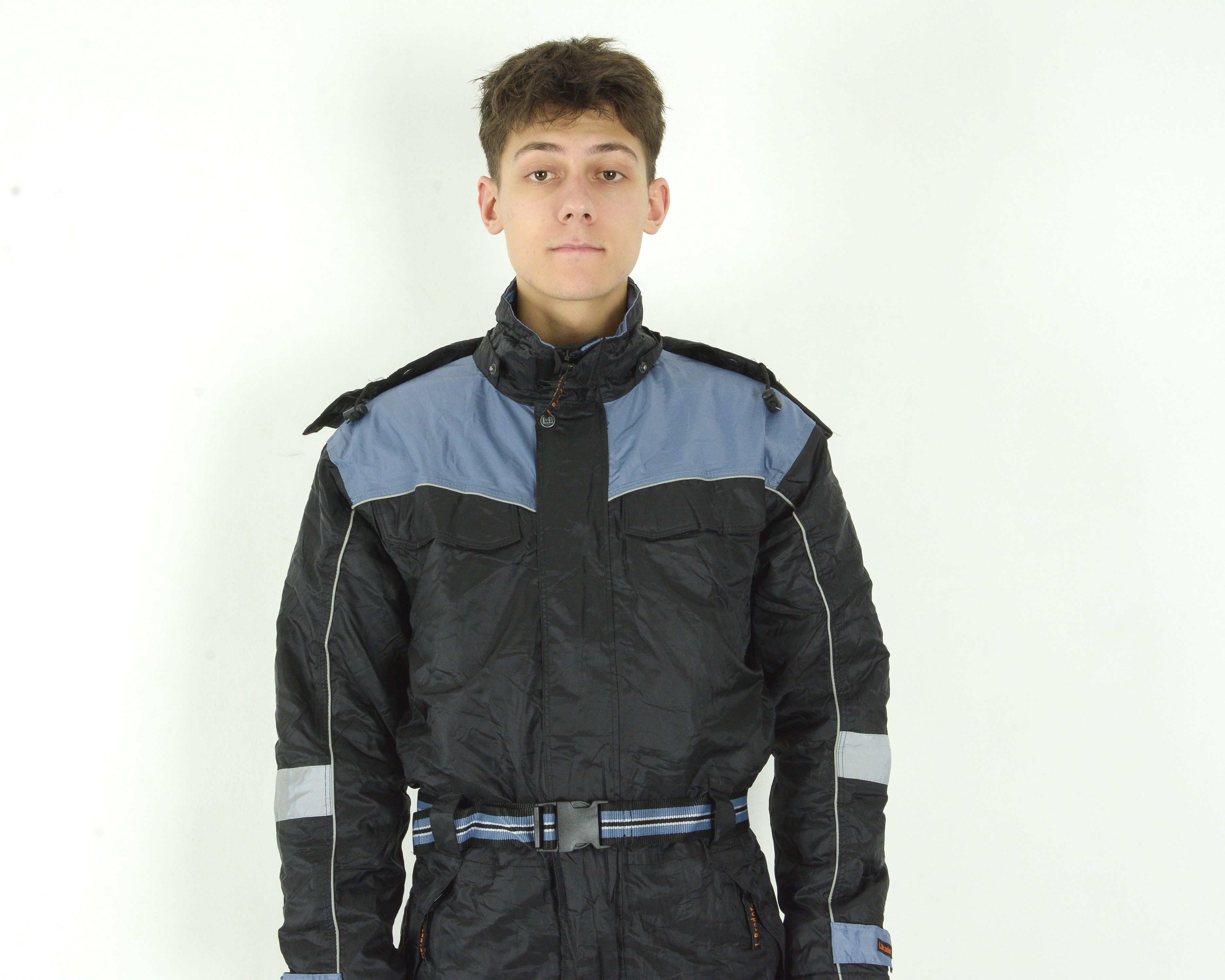 Vintage L. BRADOR Workwear S Insulated Jumpsuit Boilersuit Overalls Size US 32 / EU 48 - 4 Thumbnail