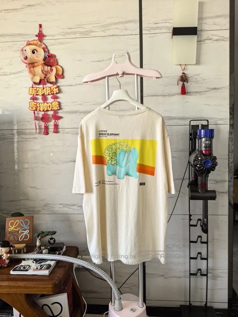 Loewe Loewe Chia seed elephant short-sleeved pure cotton materia Size XXL / US 16-18 / IT 52-54 - 2 Thumbnail