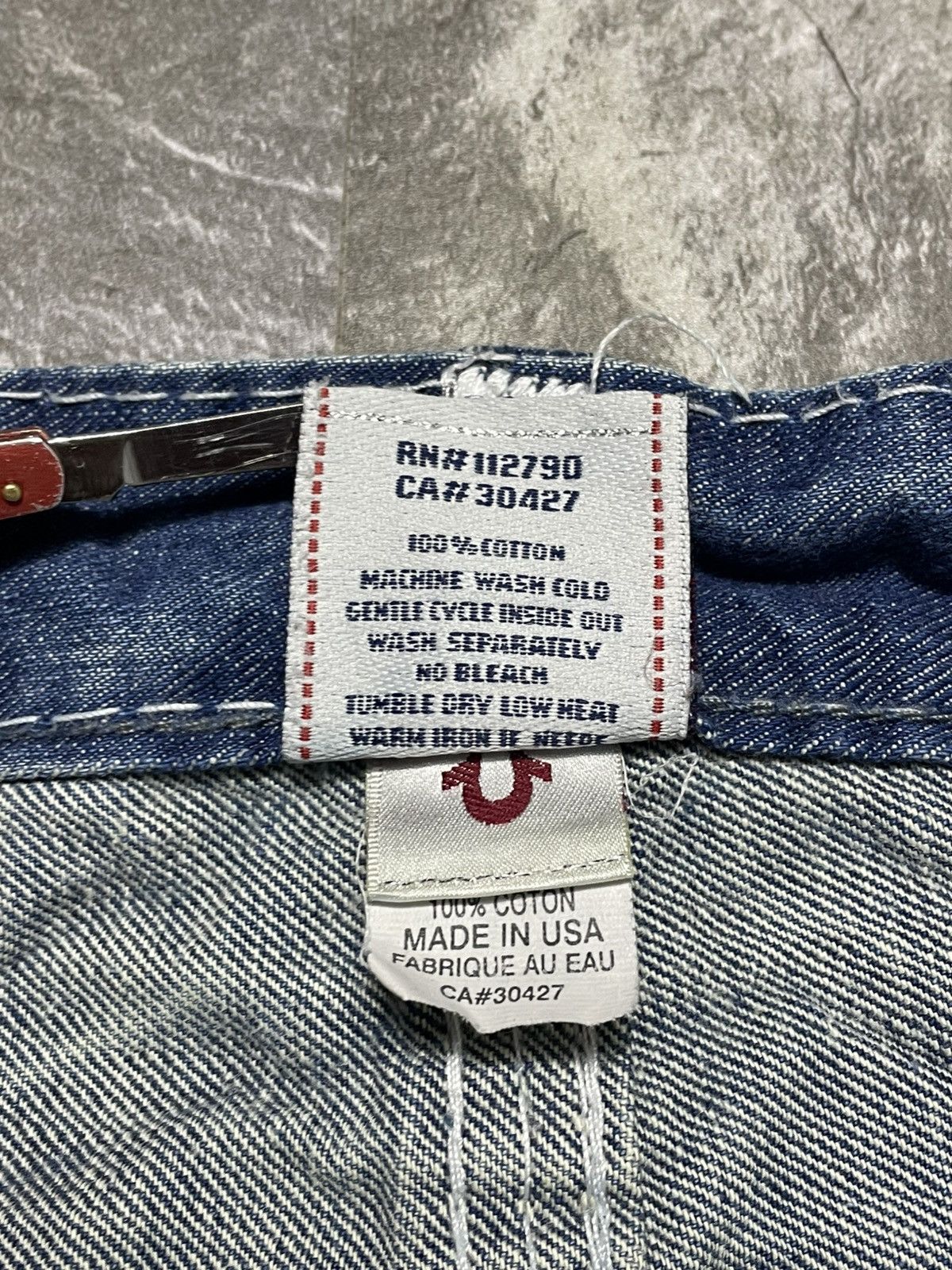 True Religion True Religion Vintage Billy Bigt Baggy Denim Jeans Y2K Blue Size US 36 / EU 52 - 11 Thumbnail