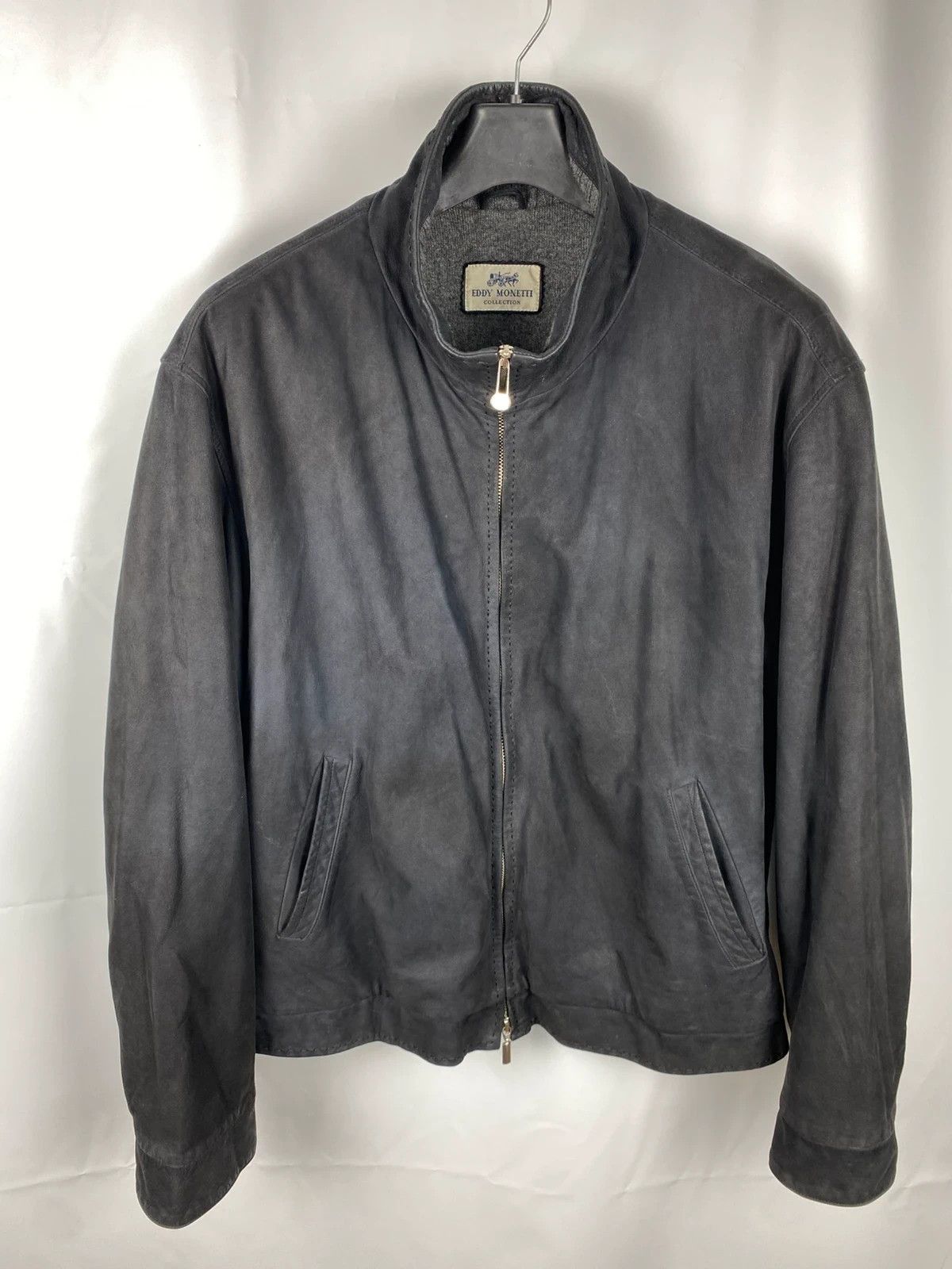 Other Eddy Monetti Genuine Leather Jacket Cashmere Lining size 54 Size US XL / EU 56 / 4 - 2 Thumbnail