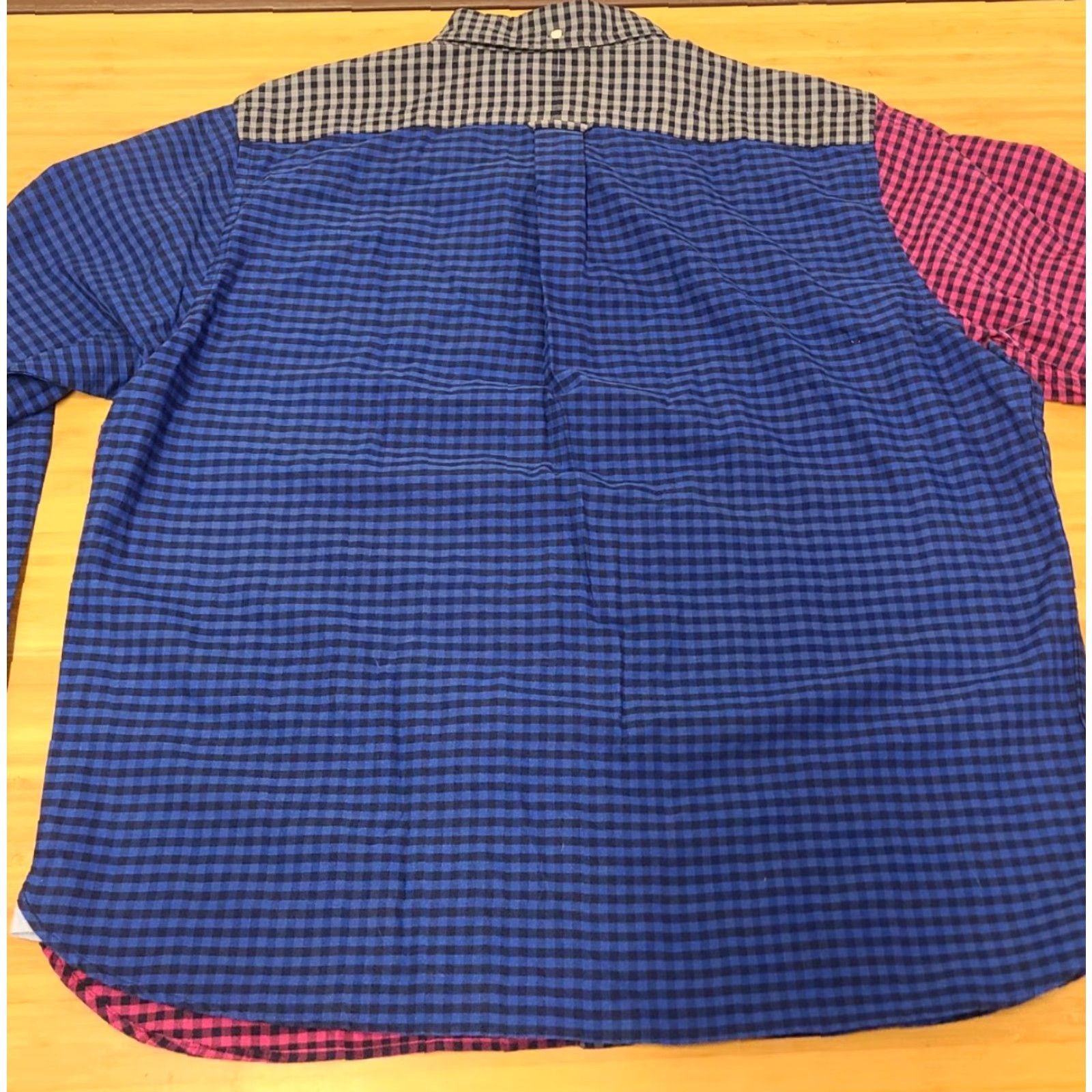 Lands' End Lands' End Mens XL Shirt Sail Rigger Oxford Traditional Fit Multicolor Check Button-Up Long Sleeve Casual Size US XL / EU 56 / 4 - 5 Thumbnail