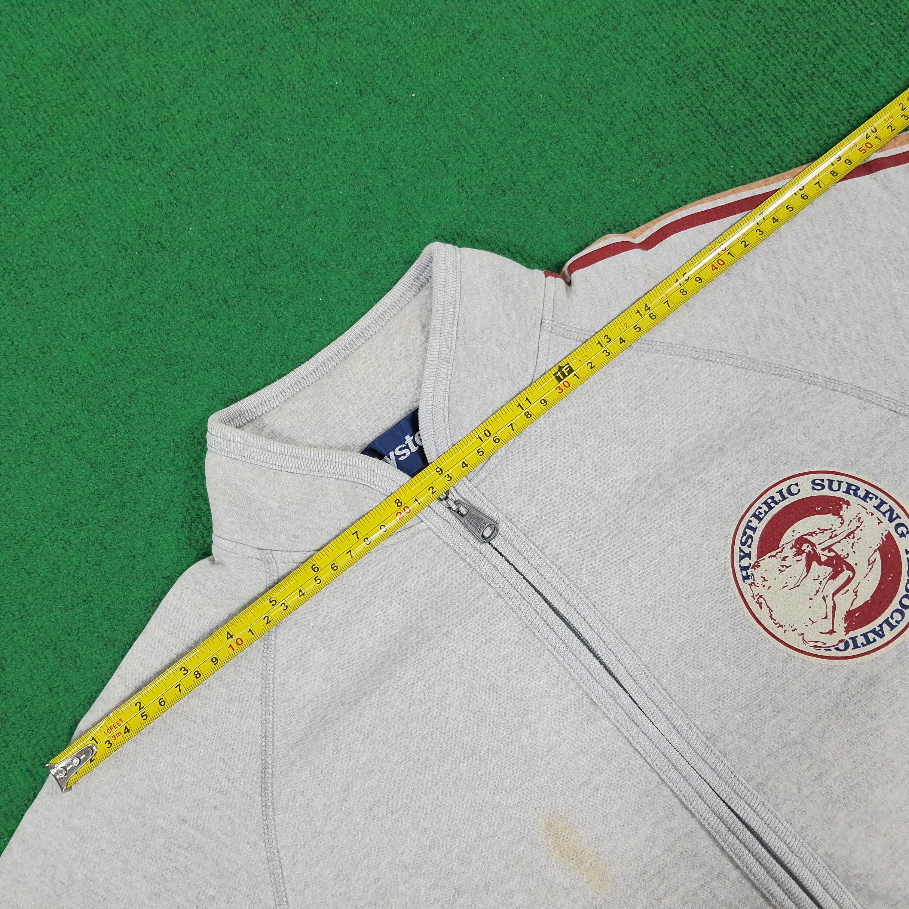Hysteric Glamour × Japanese Brand Vintage Hysteric Surfing Association Zipper Sweatshirts Size US S / EU 44-46 / 1 - 11 Thumbnail