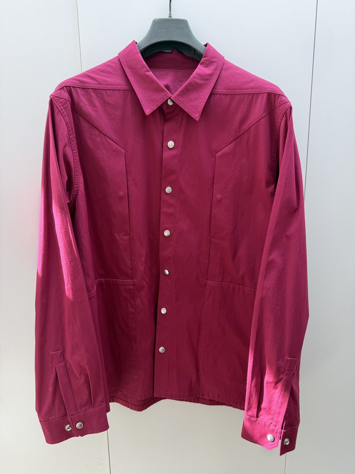 Rick Owens EDFU FOGPOINT OVERSHIRT Size US XL / EU 56 / 4 - 1 Thumbnail