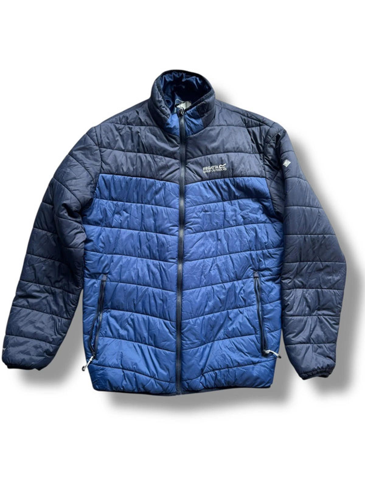 Designer Regatta Men’s Blue Quilted Jacket – Size Large Ex Condition Size US L / EU 52-54 / 3 - 1 Thumbnail