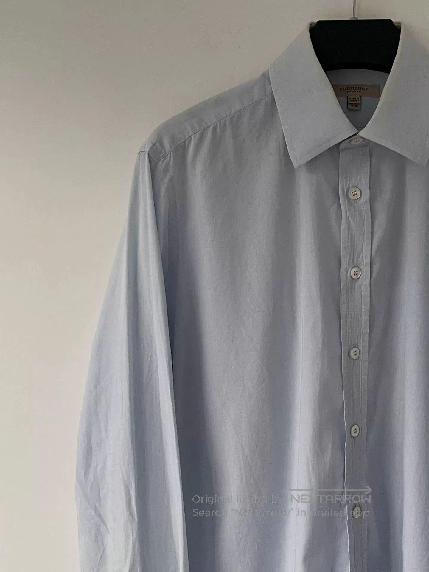 Burberry burberry light blue long sleeve shirt. Size US M / EU 48-50 / 2 - 3 Thumbnail