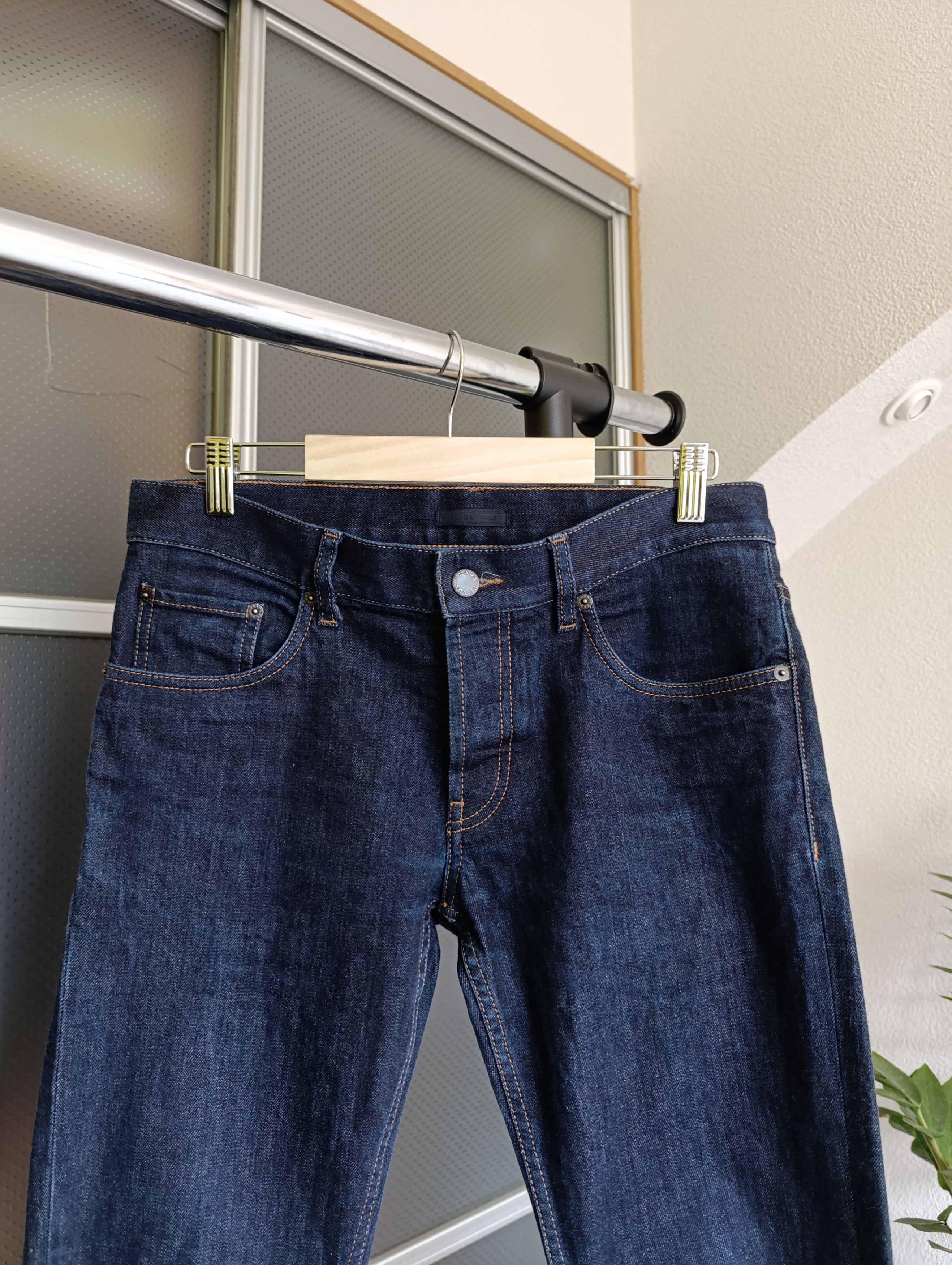 Designer × Prada PRADA SLIM-FIT MID-RISE JEANS NAVY Size US 31 - 11 Thumbnail