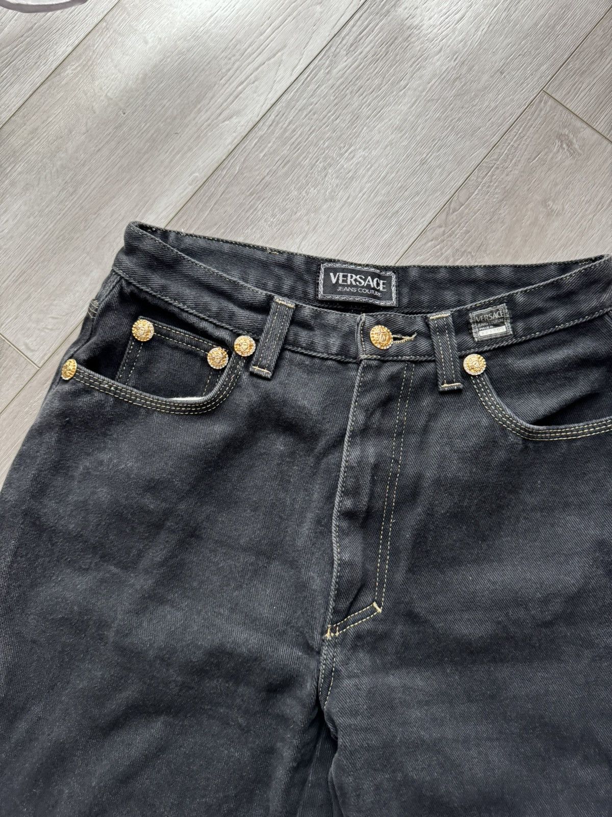 Versace Jeans Couture 90s Vintage Versace Jeans Medusa Logo Size 32" / US 10 / IT 46 - 7 Thumbnail