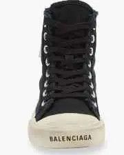 Balenciaga o1mt1gz0924 Paris High Top Sneaker in Black Size US 10 / EU 43 - 3 Thumbnail