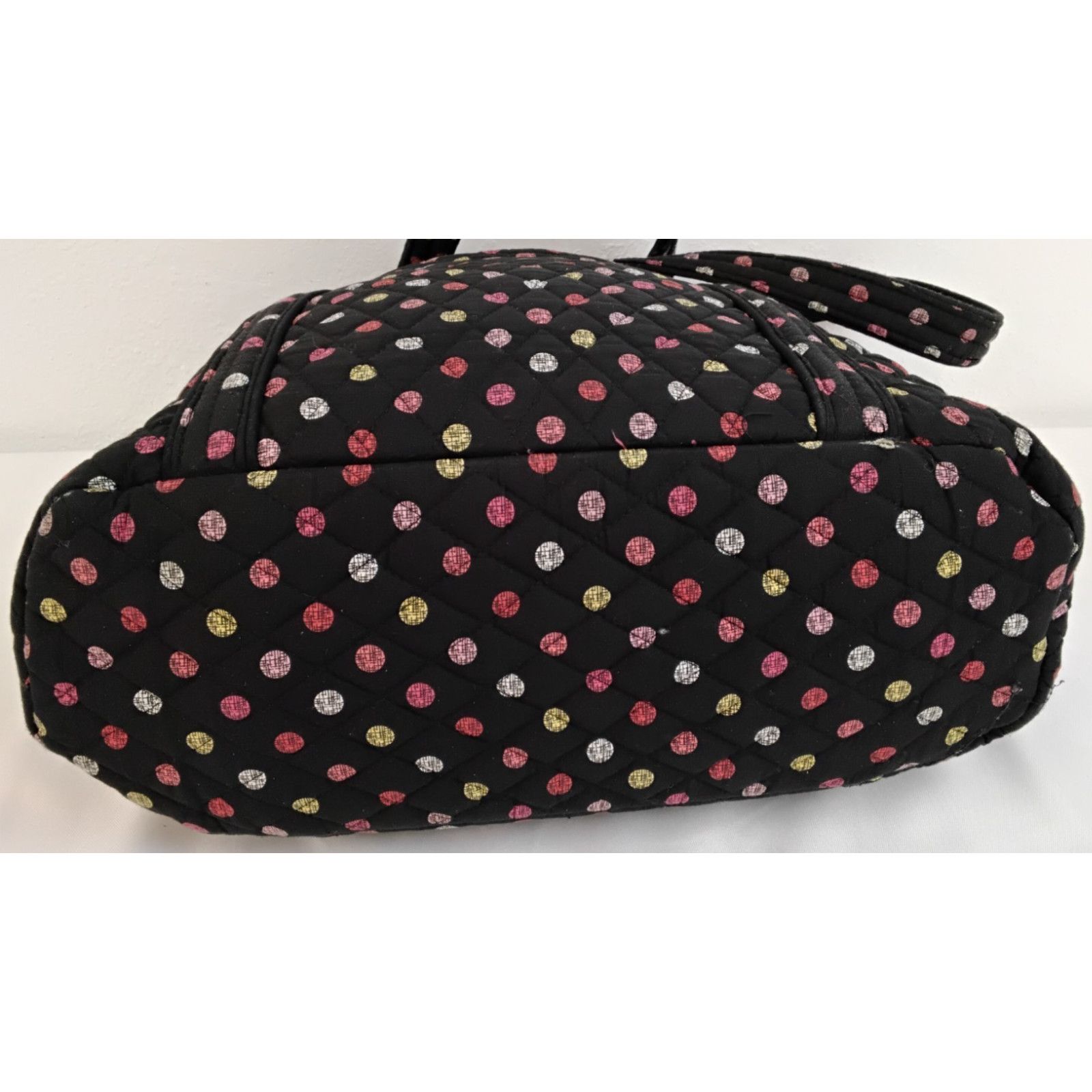 Vera Bradley Vera Bradley Tote Bag Work Shoulder Bag Black Havana Dots Size ONE SIZE - 8 Thumbnail
