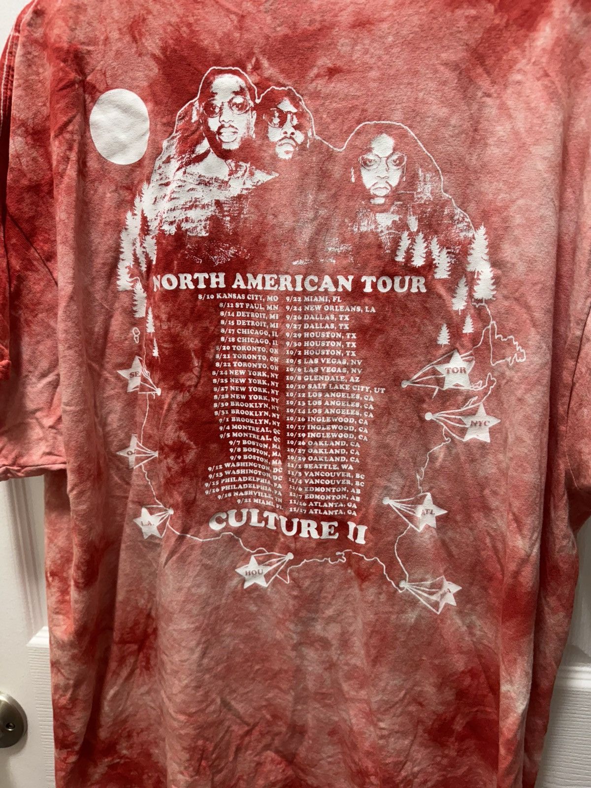Migos Migos Culture 2 Tour 2018 Shirt Rap Hip-Hop Tie Dye Merch Size US XL / EU 56 / 4 - 5 Thumbnail