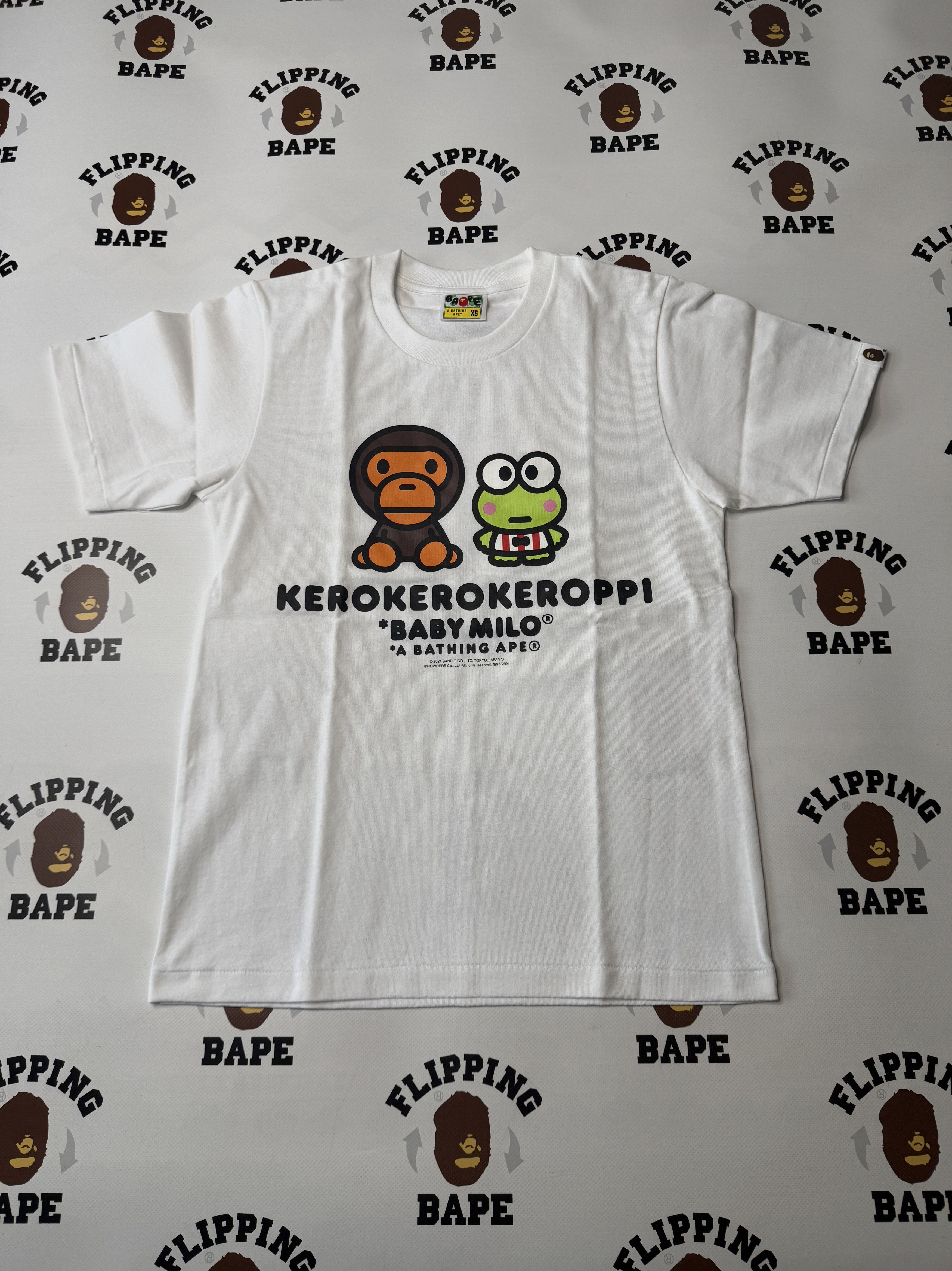 Bape BAPE BABY MILO X KEROKEROKEROPPI TEE | Grailed