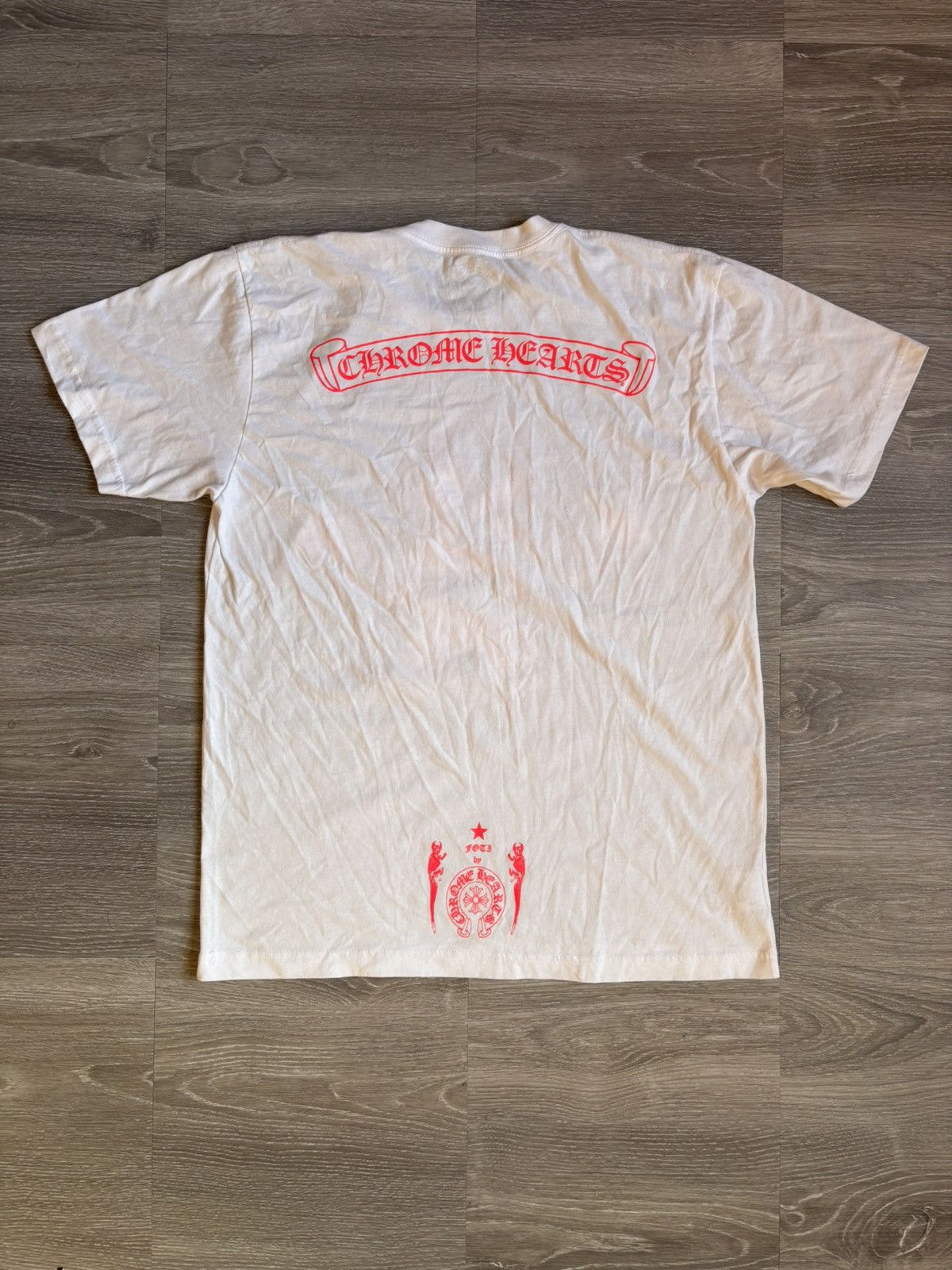 Chrome Hearts Chrome Hearts Foti Tee White Size US L / EU 52-54 / 3 - 2 Thumbnail