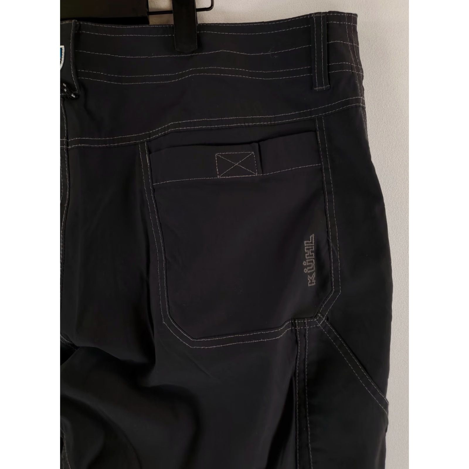 Vintage Kuhl Pants Renegade Black Mens 39x30 Regular Inseam 30 Casual Pants Mens Black Kuhl Size US 39 - 3 Thumbnail