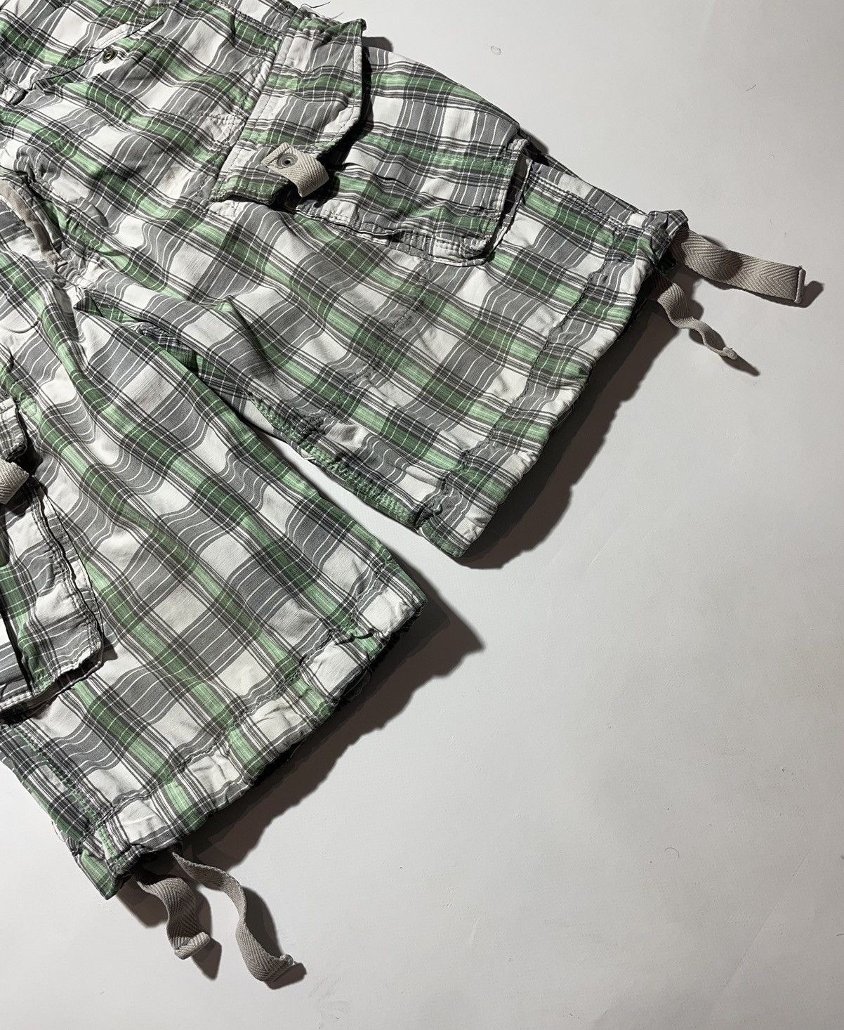 G-Star G Star Raw Plaid Cargo Shorts Size US 31 - 9 Thumbnail
