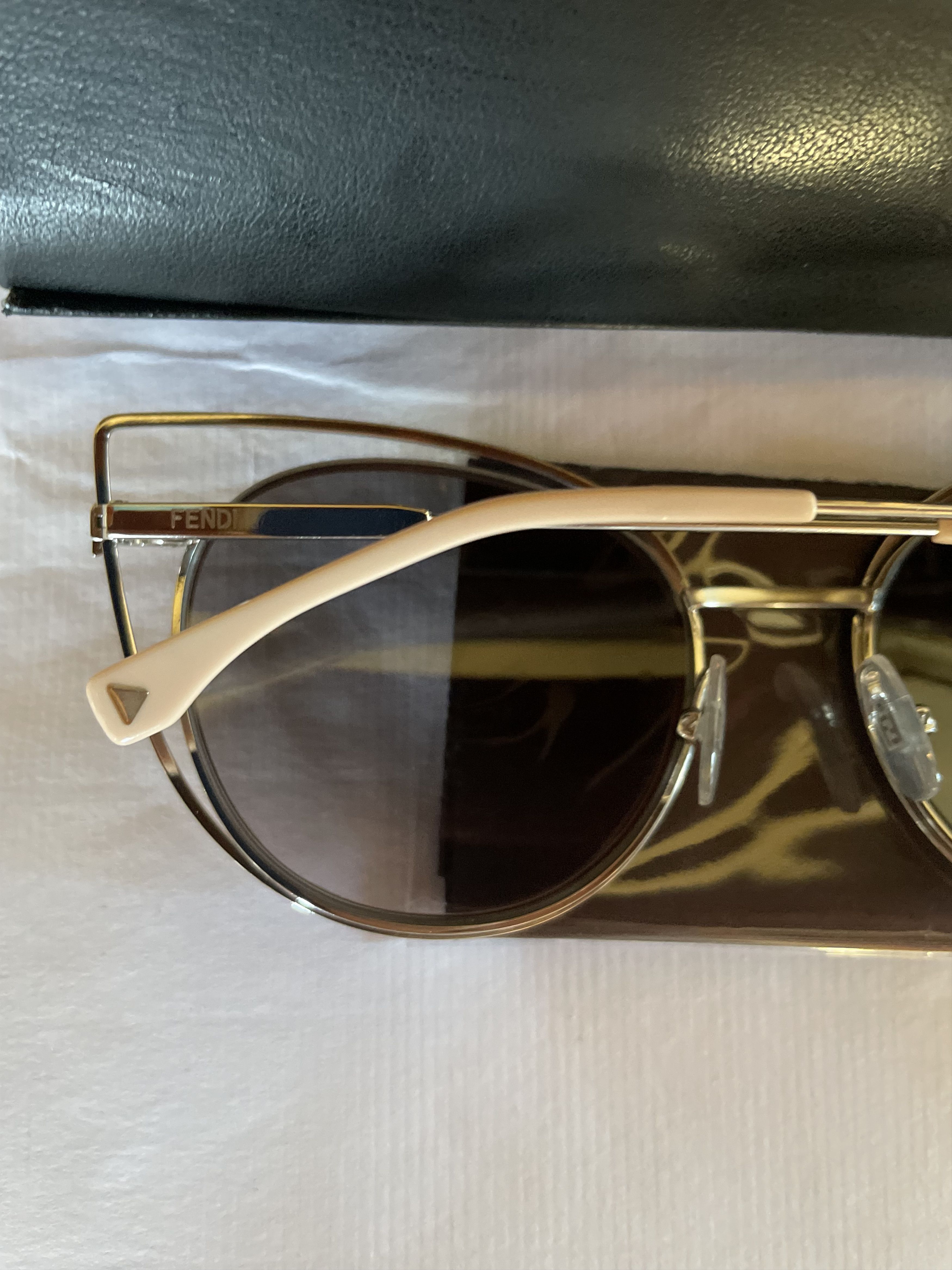 Fendi FENDI FF0176S Palladium Pink Cat Eye Sunglasses Size ONE SIZE - 8 Thumbnail