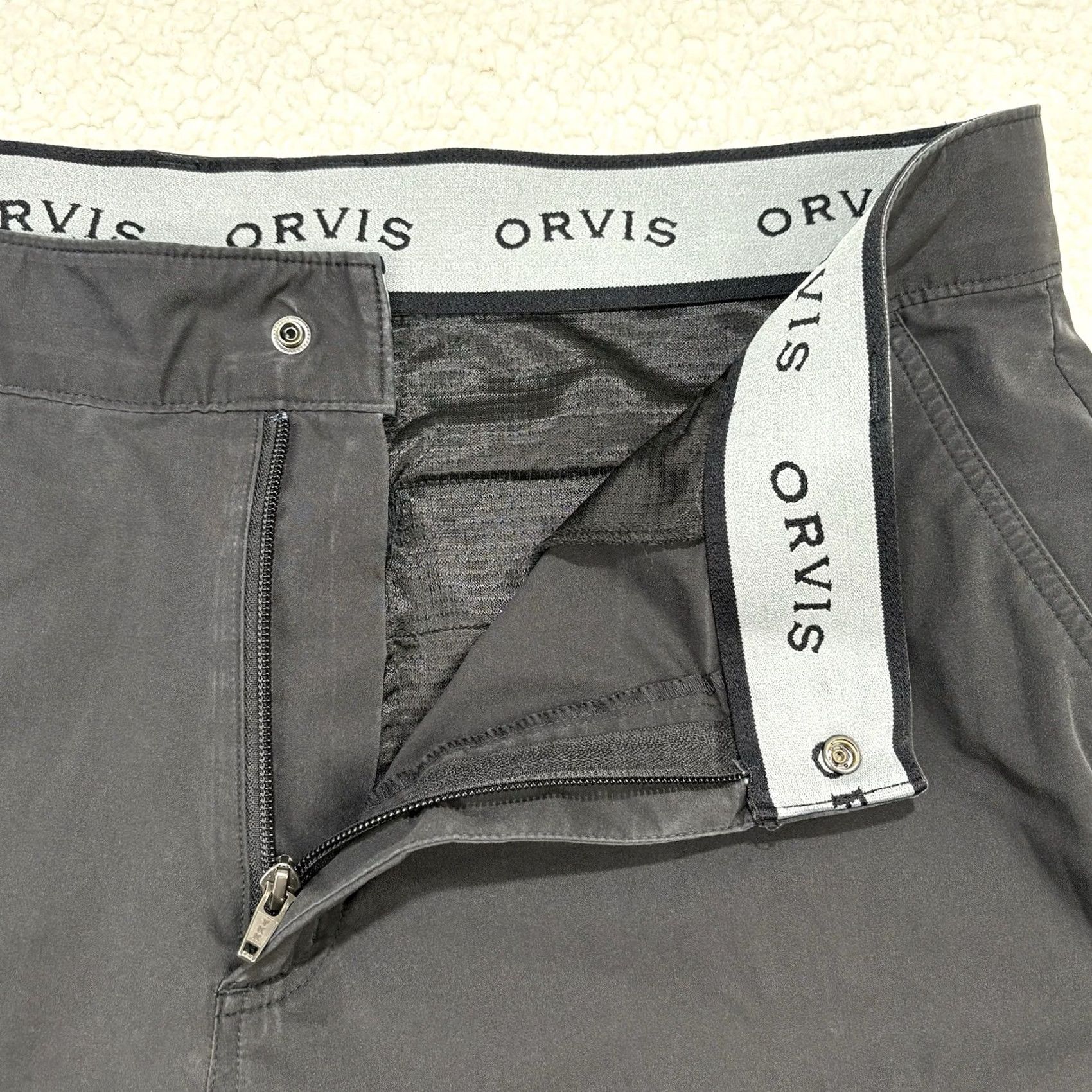 Orvis Orvis Cargo Shorts Mens 38 Black 9" Tech Outdoor Stretch Casual Workwear Size US 38 / EU 54 - 4 Thumbnail