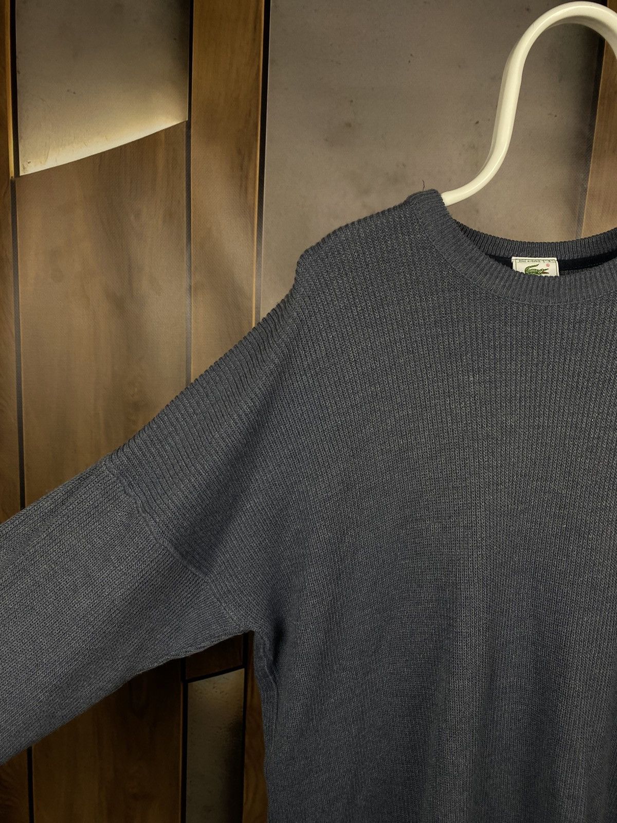 Lacoste 🐊Vintage 90s Sweatshirt Sweater Lacoste Knit Made In France🐊 Size US XL / EU 56 / 4 - 5 Thumbnail