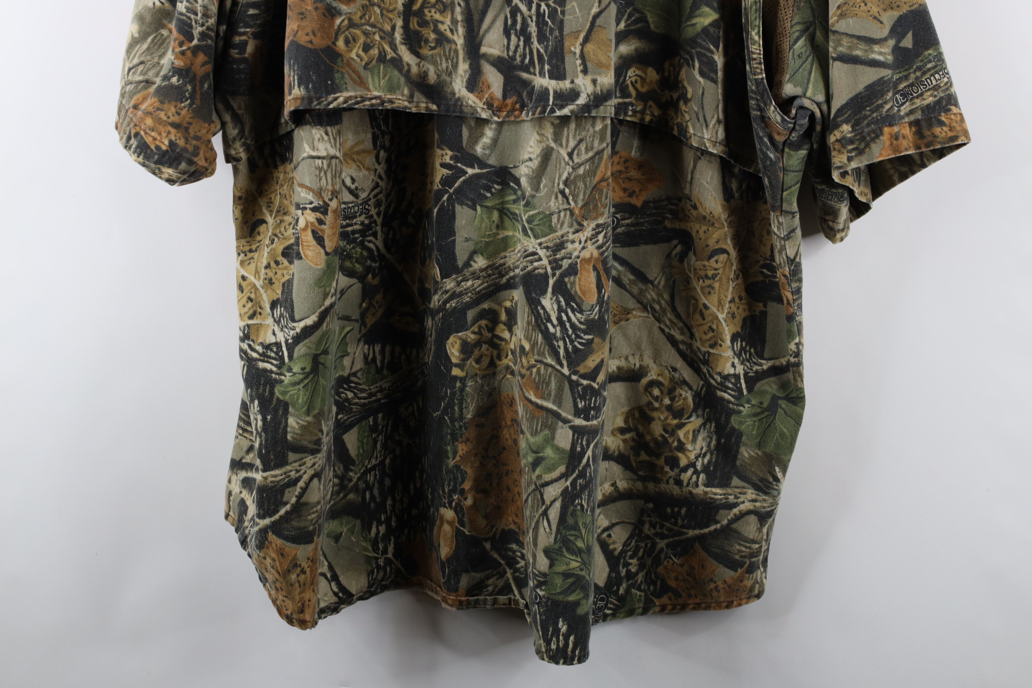 Cabelas × Vintage Vintage Cabelas Seclusion Camouflage Shooting Button Shirt Size US XXL / EU 58 / 5 - 13 Thumbnail