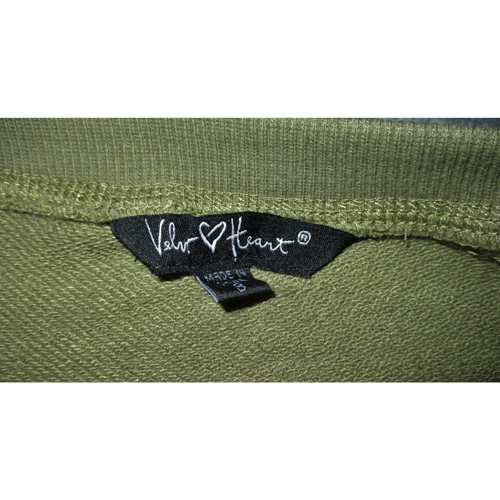 Velvet VELVET HEART Green Drawstring Waist Sweatshirt Size S Size S / US 4 / IT 40 - 6 Thumbnail