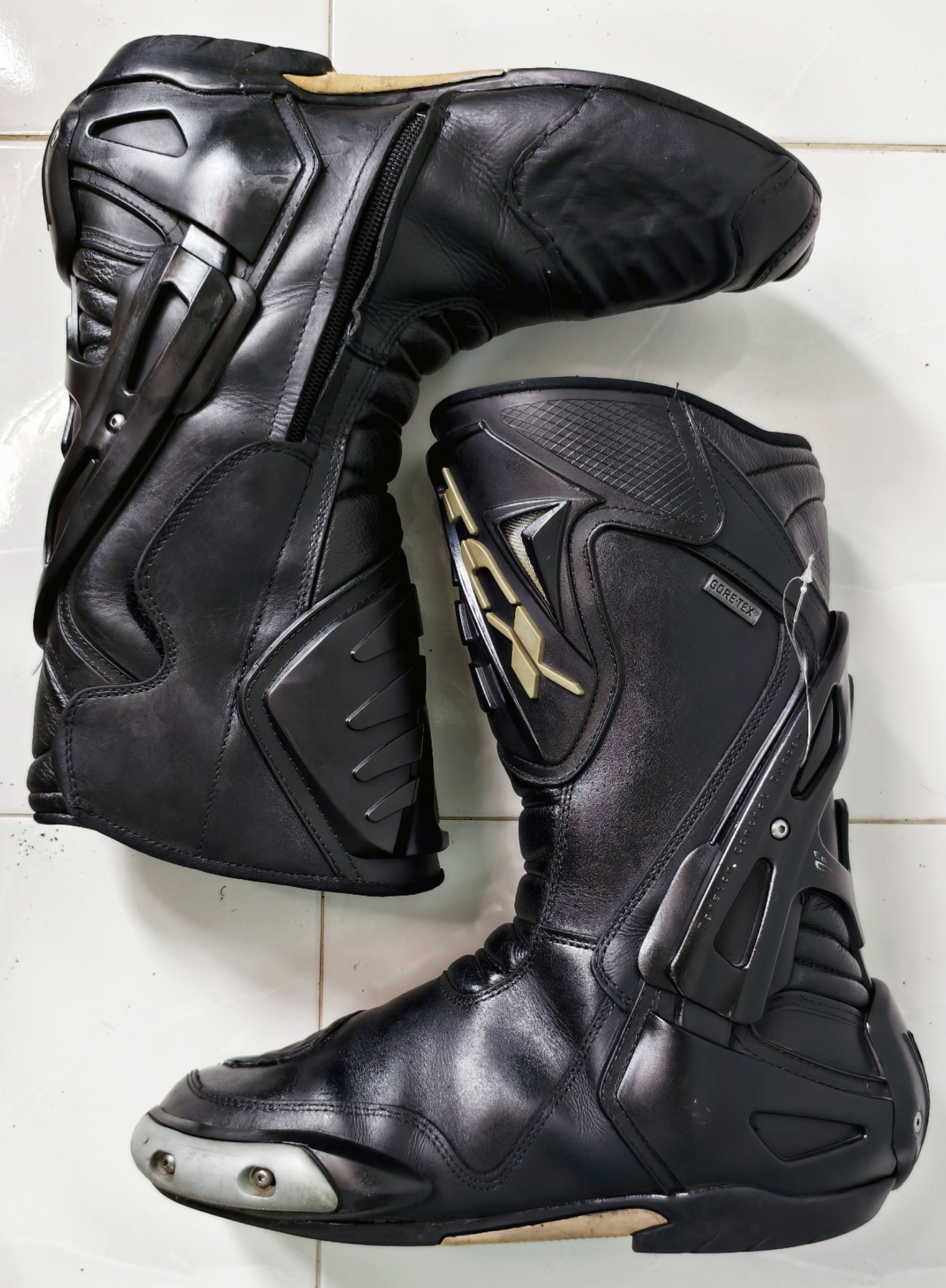 Vintage TCX motorcross boots leather men's Size US 9 / EU 42 - 9 Thumbnail