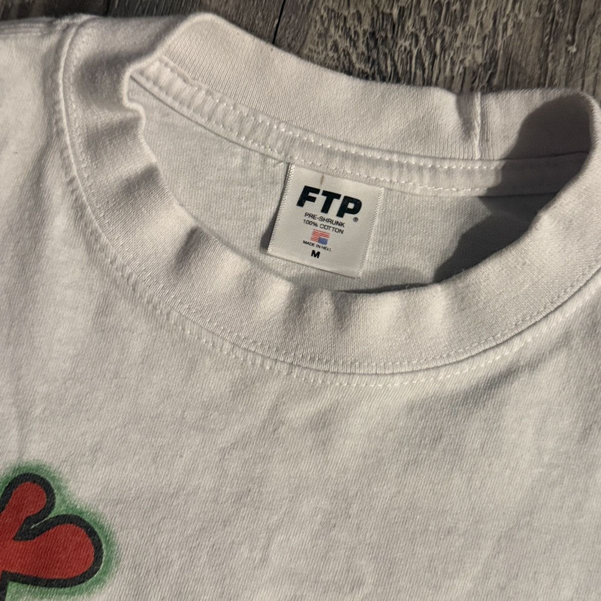 Fuck The Population FTP Flaming Skull Tee Size US M / EU 48-50 / 2 - 4 Thumbnail