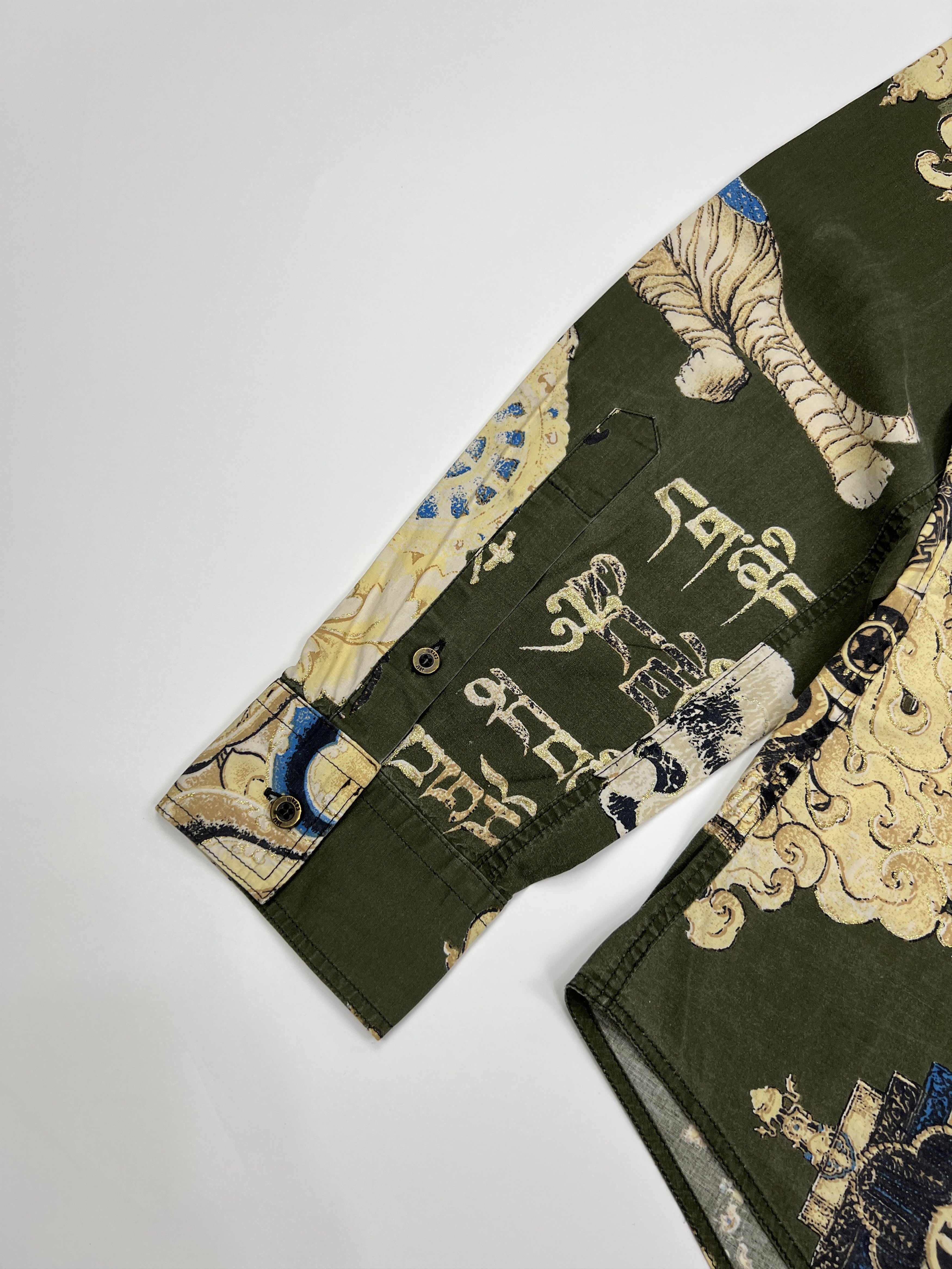Just Cavalli Vintage Just Cavalli Allover Printed Button Up Shirt Tiger Size US L / EU 52-54 / 3 - 11 Thumbnail