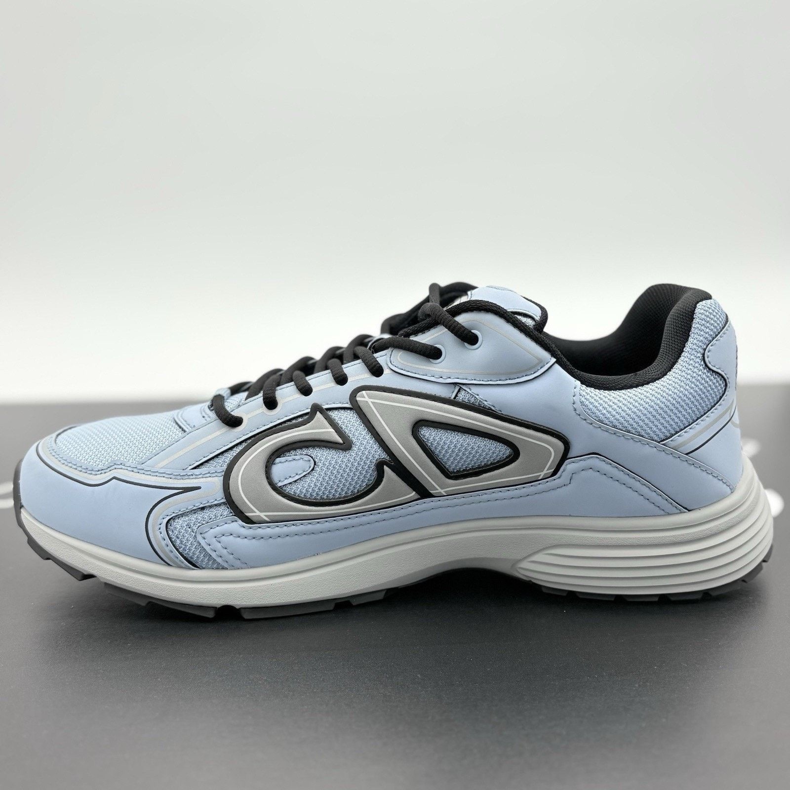 Dior Dior B30 Reflective Sneaker ' Blue Gray ' | ONLY WORN ONCE! Size US 13 / EU 46 - 4 Thumbnail