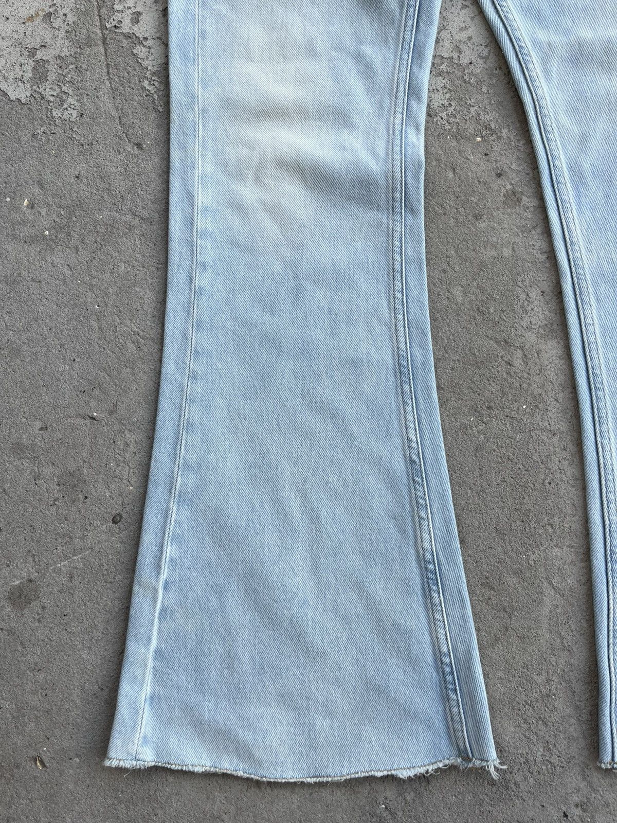 Maison Margiela Maison Margiela MM6 Flared Dirty Faded Jeans Denim Pants Size 27" / US 4 / IT 40 - 13 Thumbnail