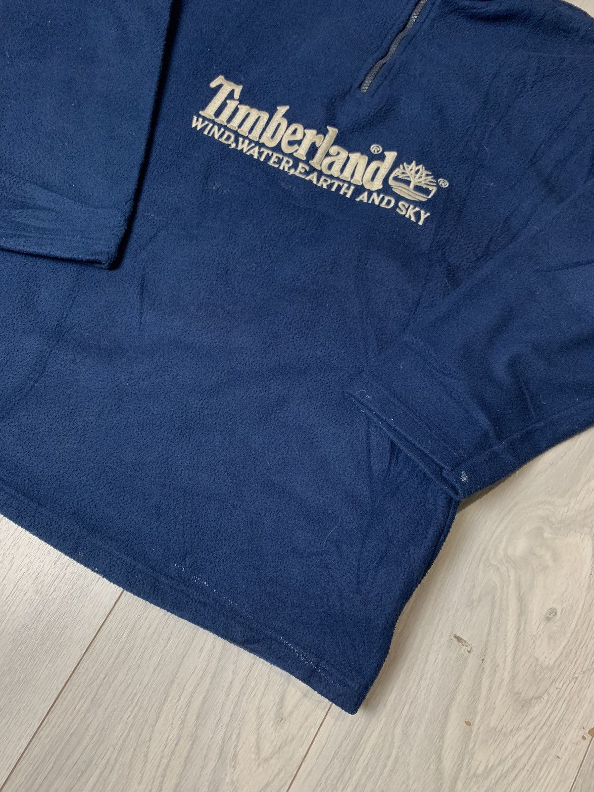 Timberland Vintage Fleece Timberland Y2K With Centre Logo Size US XL / EU 56 / 4 - 3 Thumbnail