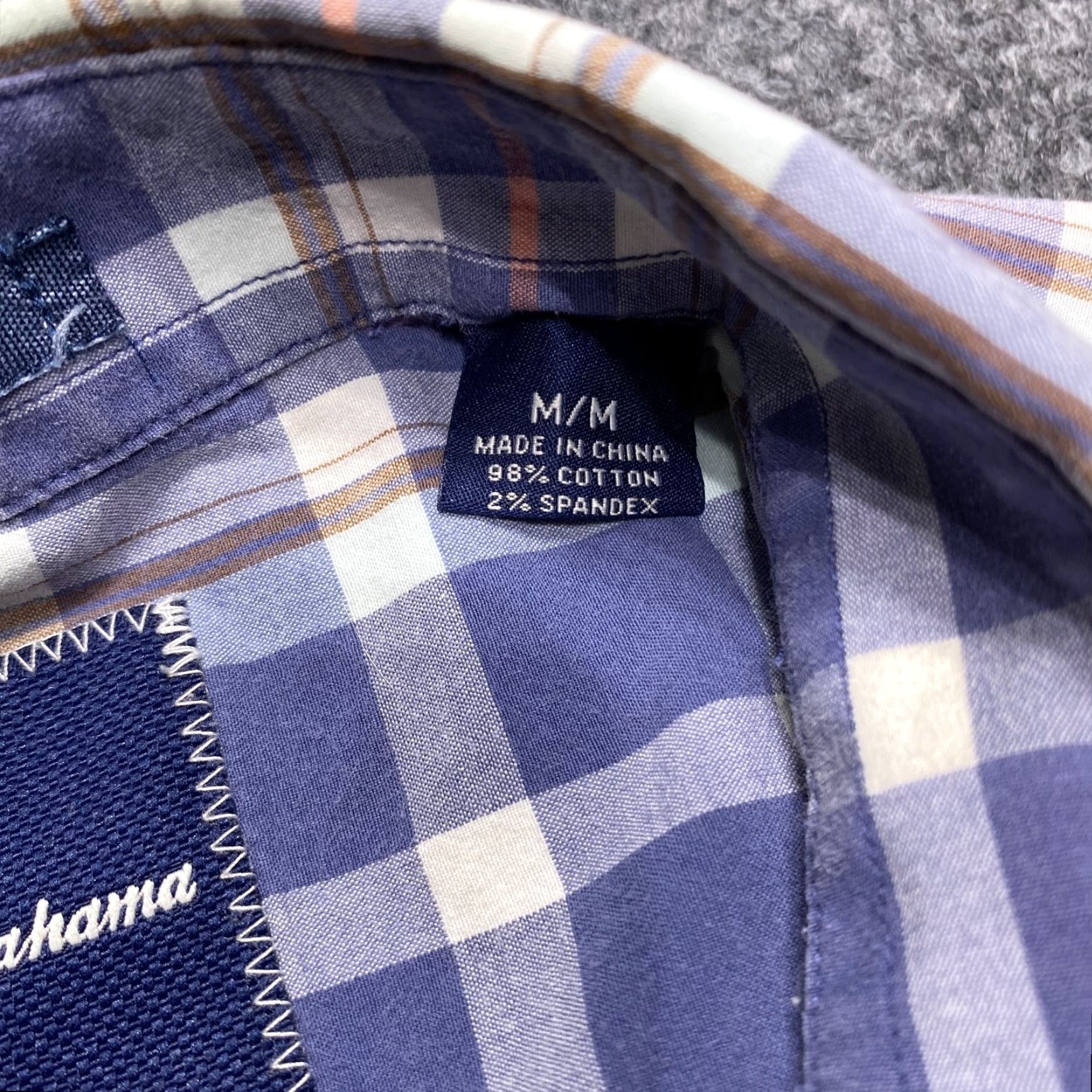Tommy Bahama Tommy Bahama Shirt Mens Medium Blue Short Sleeve Plaid Casual Button Up Size US M / EU 48-50 / 2 - 3 Thumbnail