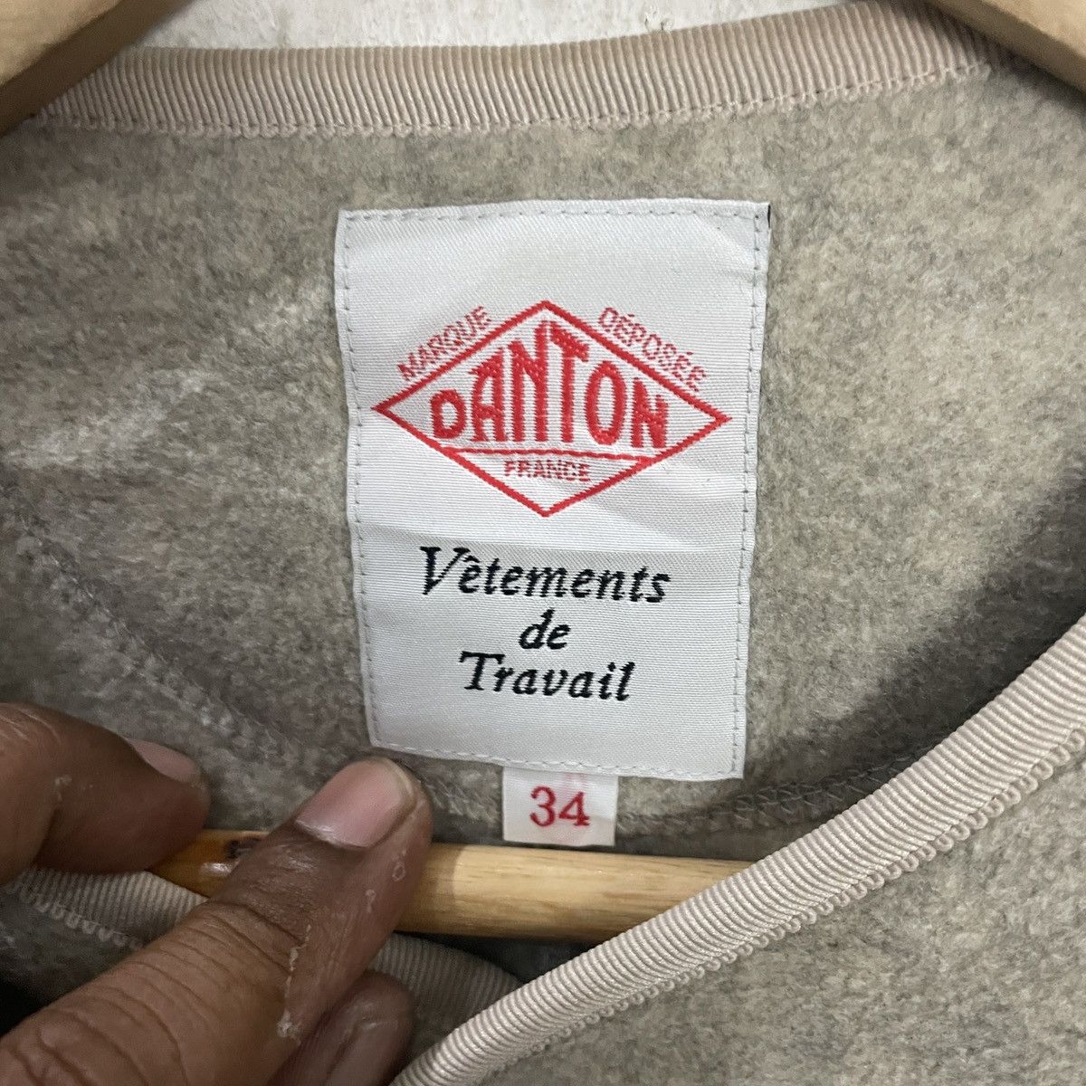 Danton Vintage Danton Vetements De Travail Cardingan Jacket Size US S / EU 44-46 / 1 - 5 Thumbnail