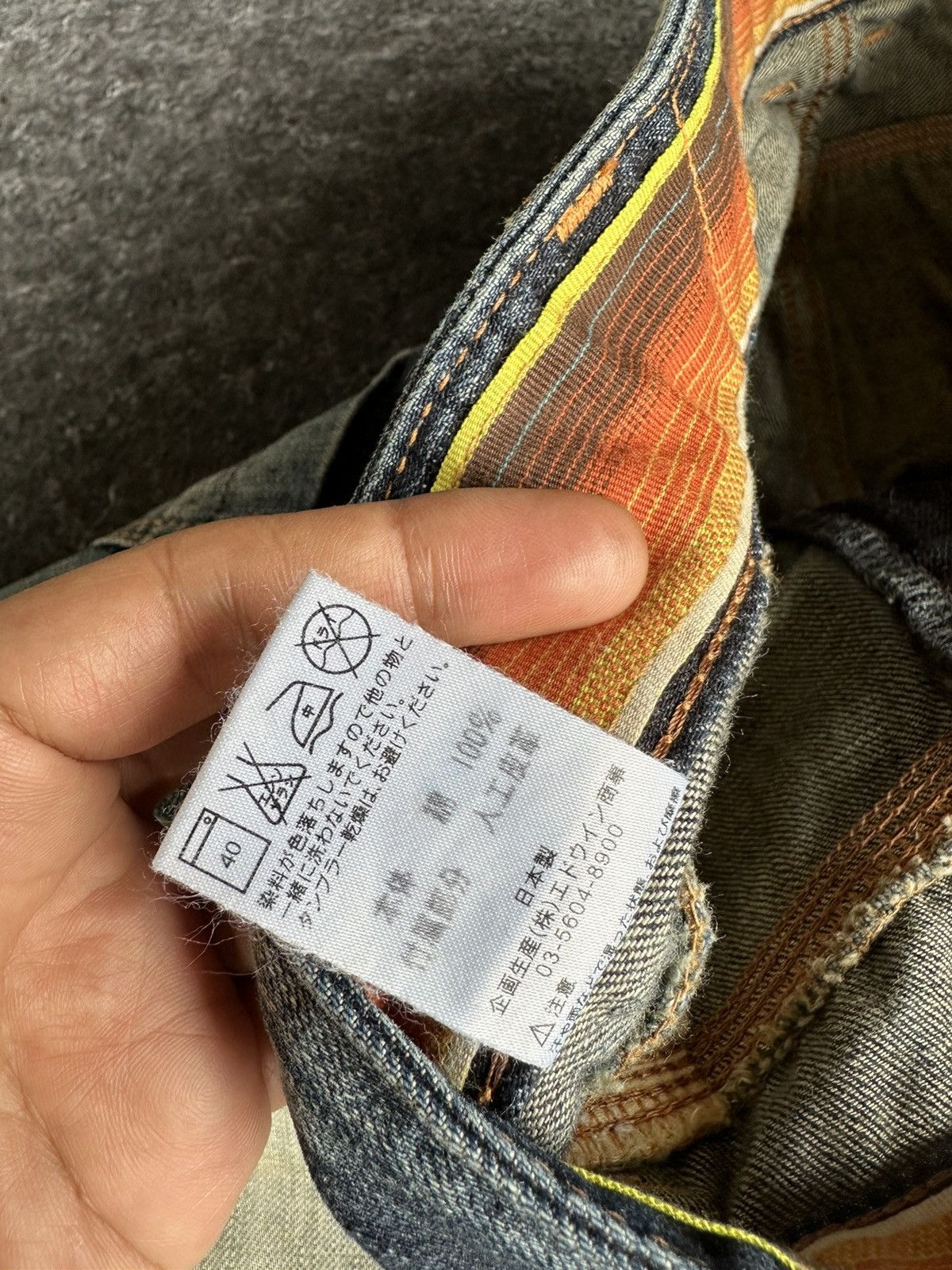 Edwin Vintage Edwin 503 Bluetrip Faded Washed Denim 32x34 D432 Size US 32 / EU 48 - 19 Thumbnail