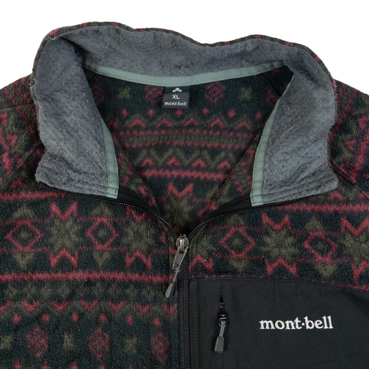 Montbell Vintage Montbell Winter Pattern Zip Up Fleece Size L Size US L / EU 52-54 / 3 - 3 Thumbnail
