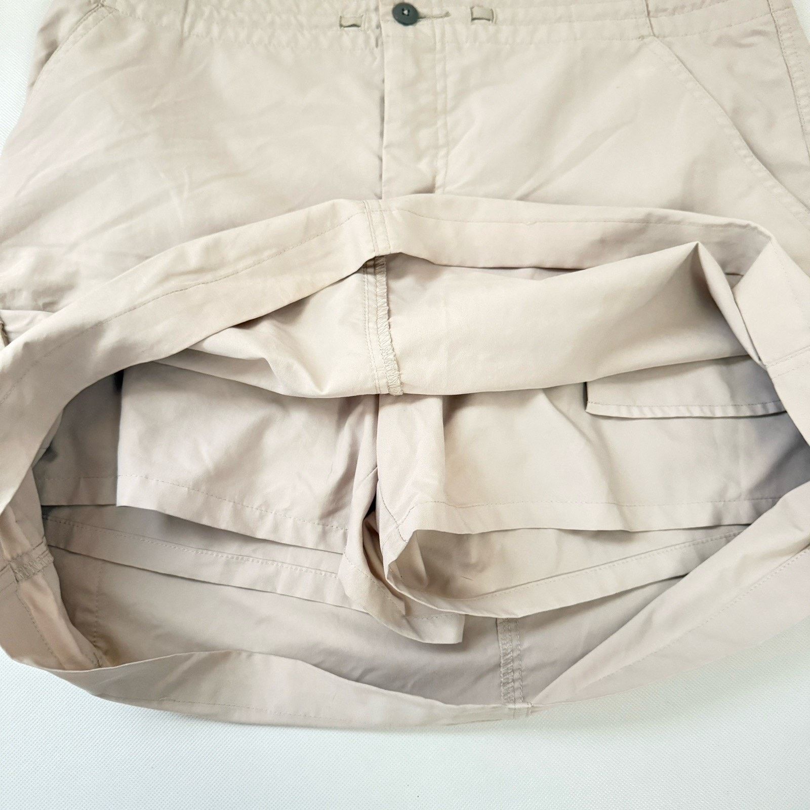 Patagonia Patagonia Lightweight Cargo Pocket Hiking Skort Skirt Khaki Size 32" / US 10 / IT 46 - 5 Thumbnail