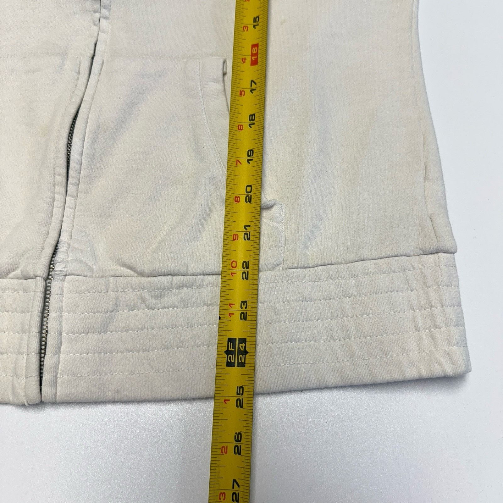 Fox Racing Fox Racing Hoodie Girls XL White Full Zip Y2K Grunge Sweatsh Size XL / US 12-14 / IT 48-50 - 16 Thumbnail