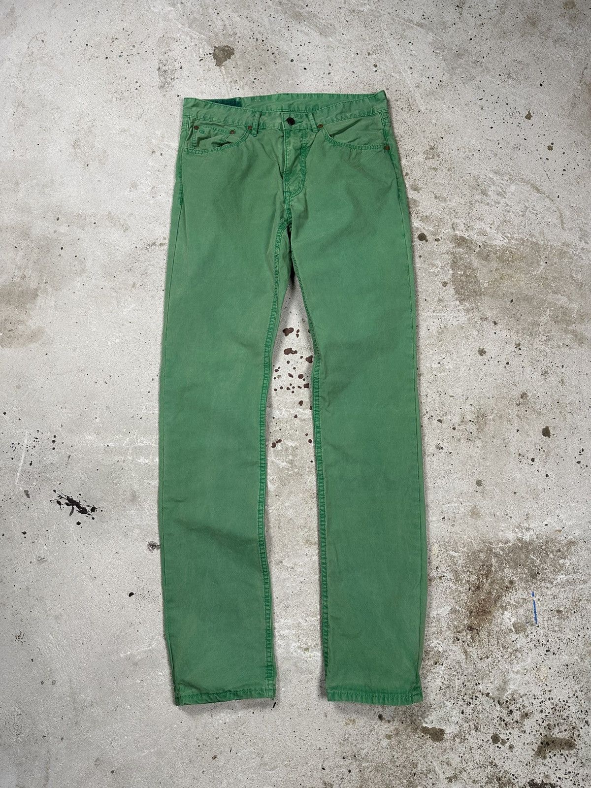 Polo Ralph Lauren × Ralph Lauren × Vintage Vintage Y2K Polo Ralph Lauren Washed Green Pants Size US 30 / EU 46 - 2 Thumbnail
