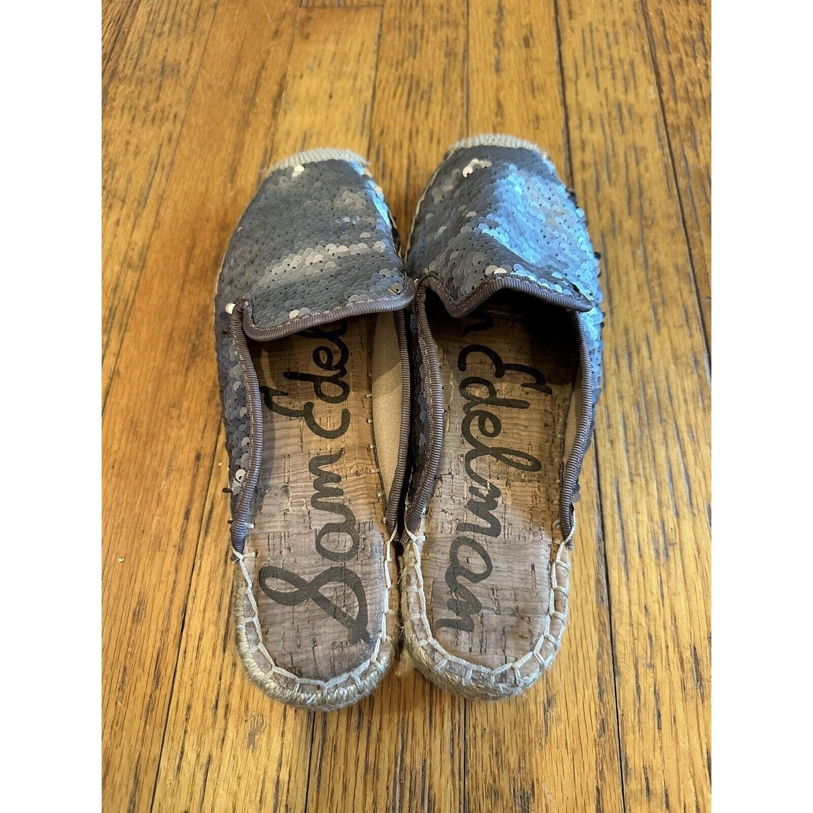 Sam Edelman Sam Edelman Mule Kerry Size 7.5 Women’s Pewter Sequins Size US 7.5 / IT 37.5 - 7 Thumbnail