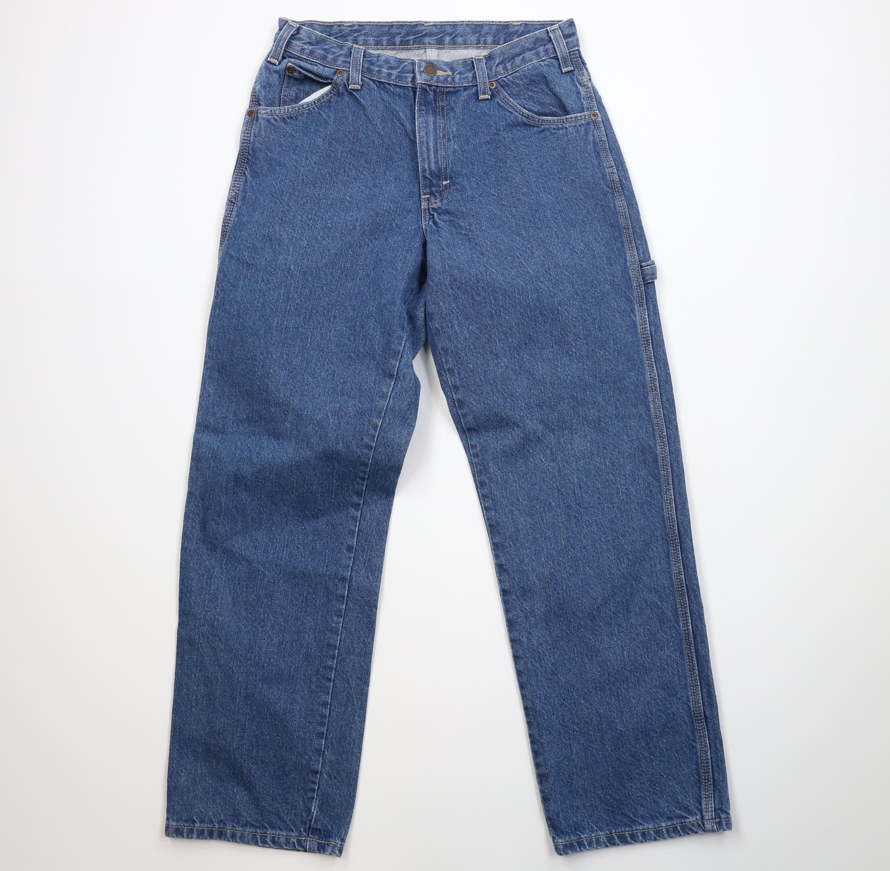 Dickies Vintage Y2K Dickies Wide Leg Dungaree Denim Jeans Size US 32 / EU 48 - 1 Thumbnail