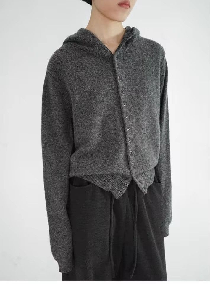 Other 100% Cashmere Winter Autumn Gray Casual Cardigan Sweater Size S / US 4 / IT 40 - 1 Thumbnail