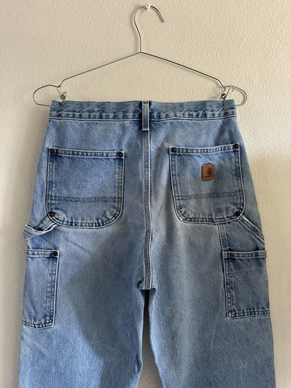 Carhartt (29x29) Vintage Faded Carhartt Double Knee B73 DST Size US 29 - 8 Thumbnail