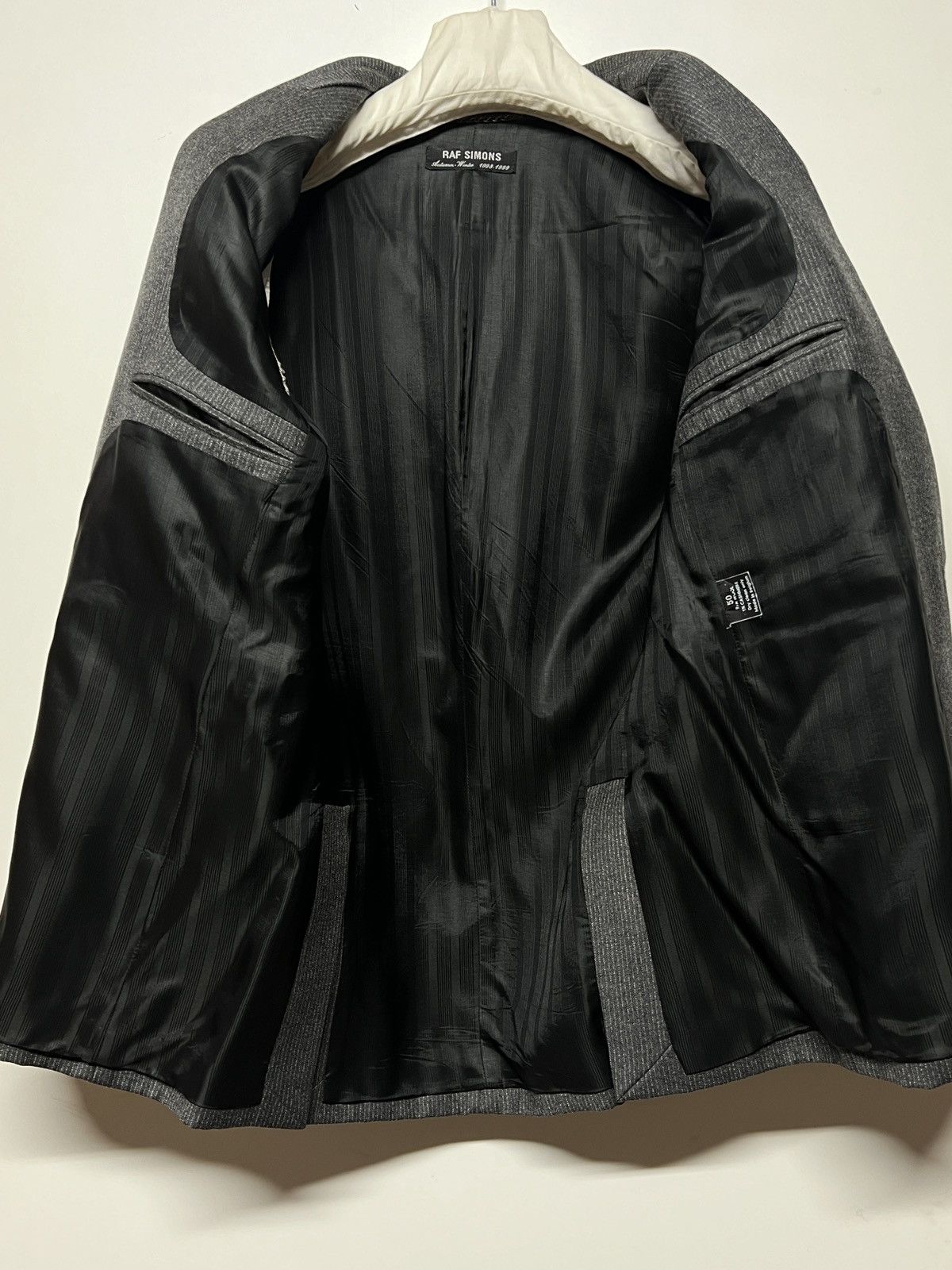 Raf Simons 98-99AW Stripe Blazer Size 50R - 5 Thumbnail