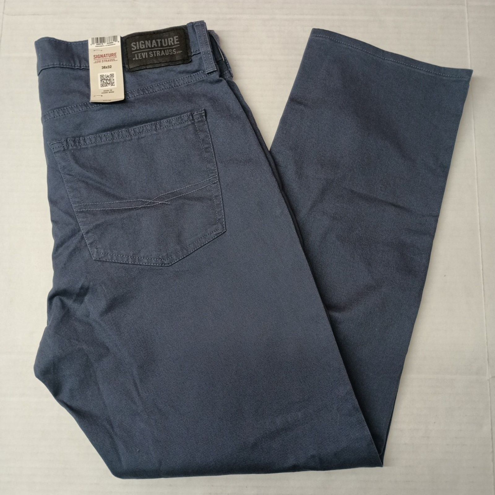 Levi's Signature By Levi Strauss Chino Pants Men's Size 36x32 Blue Size US 36 / EU 52 - 1 Thumbnail