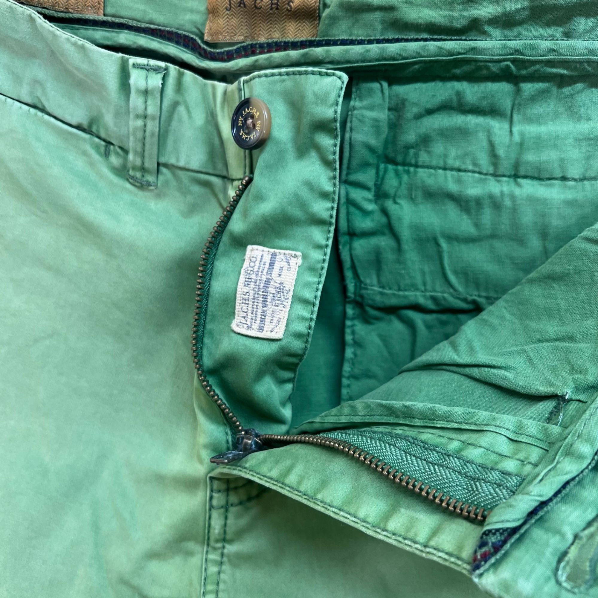 JACHS NY Jachs Grass Green Flared Jeans Mens Size 30 Cotton Casual Ma Size US 30 / EU 46 - 9 Thumbnail