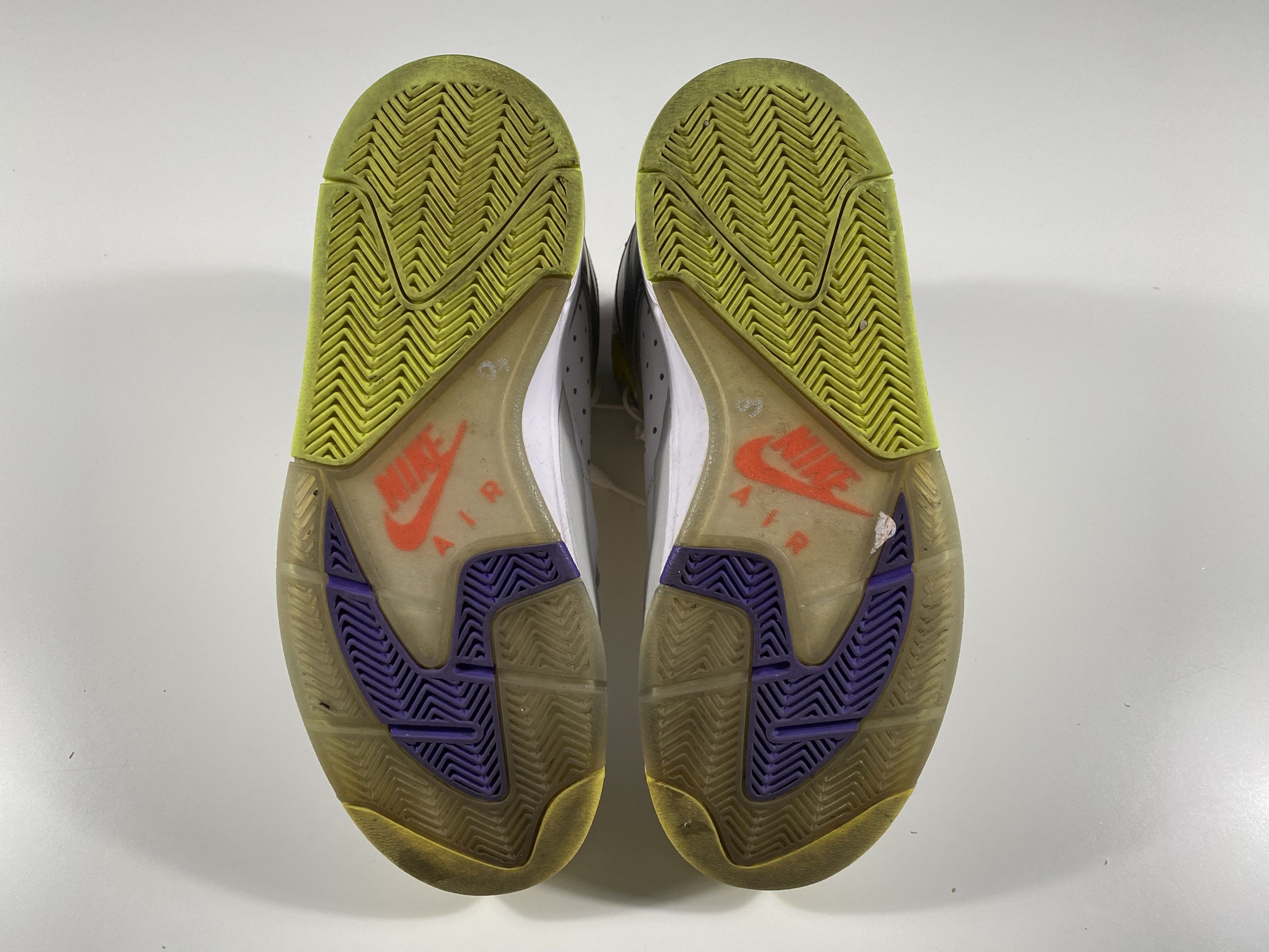 Nike Nike Air Flight Lite High White/Metallic Silver-Hyper Grape Size US 10.5 / EU 43-44 - 6 Thumbnail