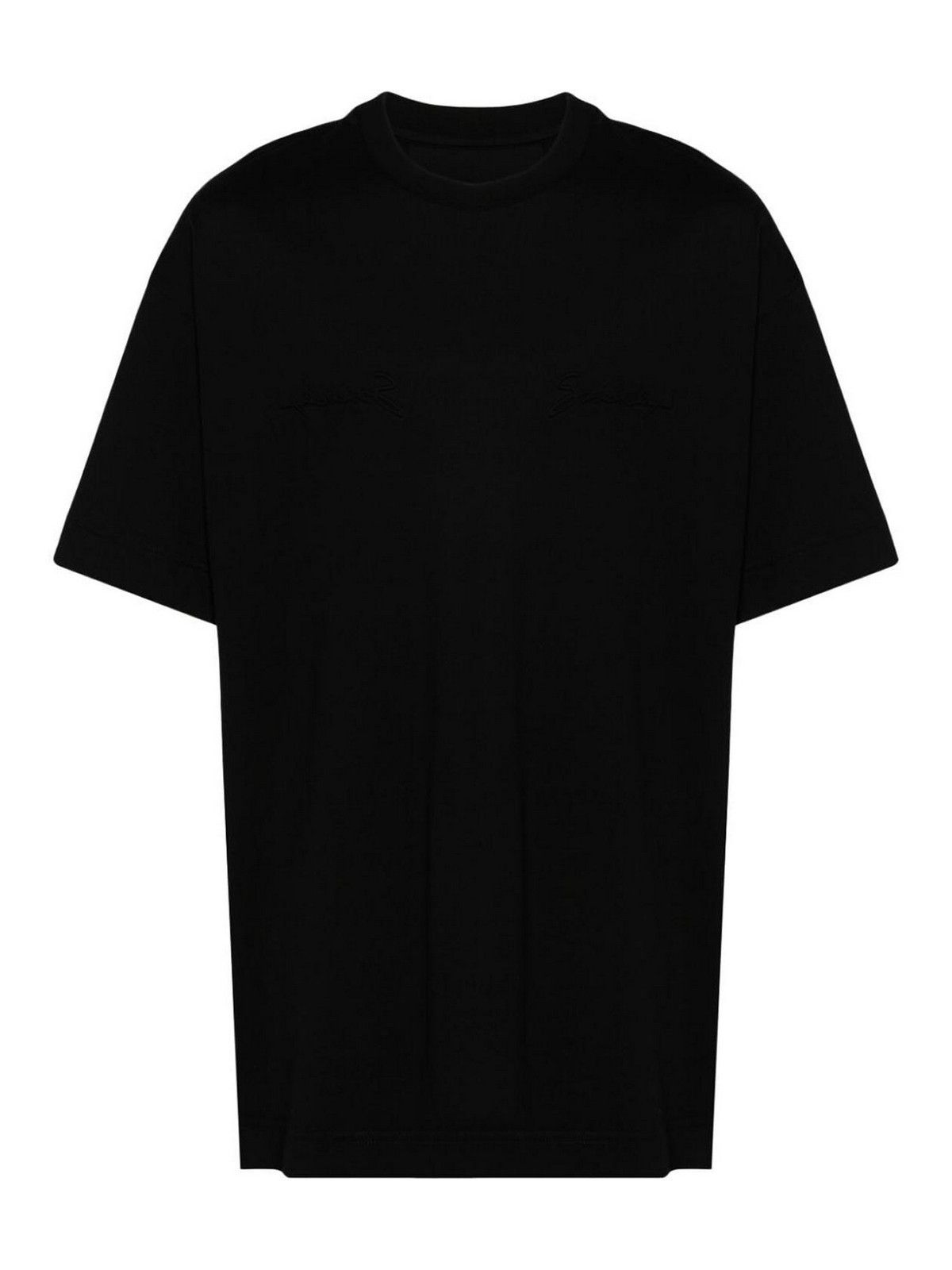 Givenchy o1w1db10326 Standard Short Sleeve T-Shirt in Black Size US XS / EU 42 / 0 - 1 Thumbnail