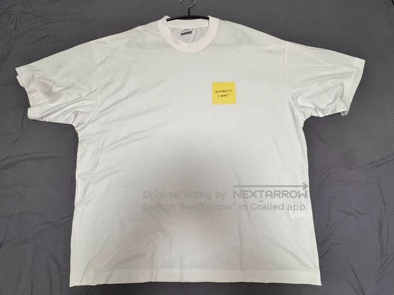 Vetements Vetements Sticker Tee Size US L / EU 52-54 / 3 - 1 Thumbnail