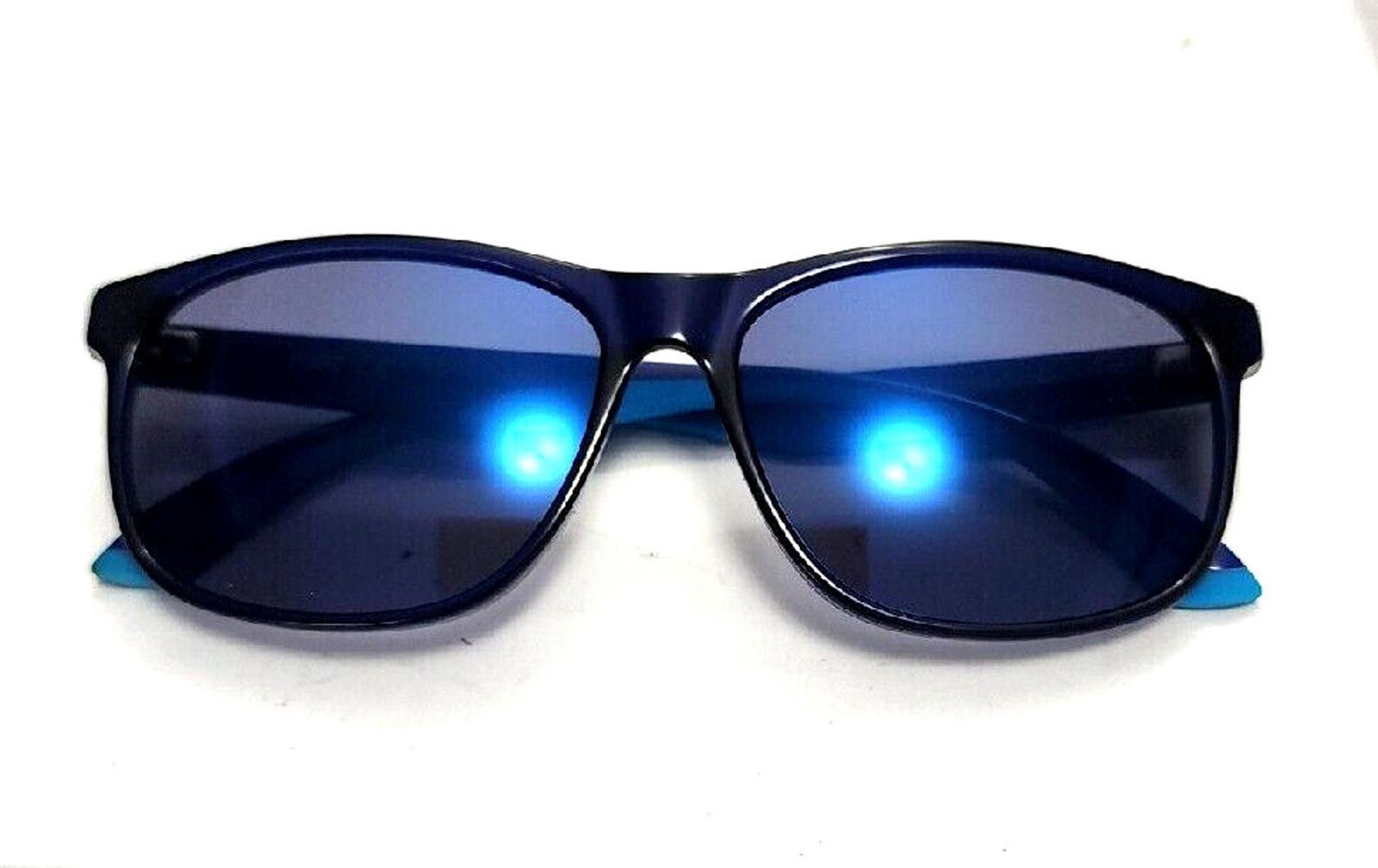Puma Puma PU0106S 002 Blue Mirror Square Sunglasses 56-15 140 Size ONE SIZE - 7 Thumbnail