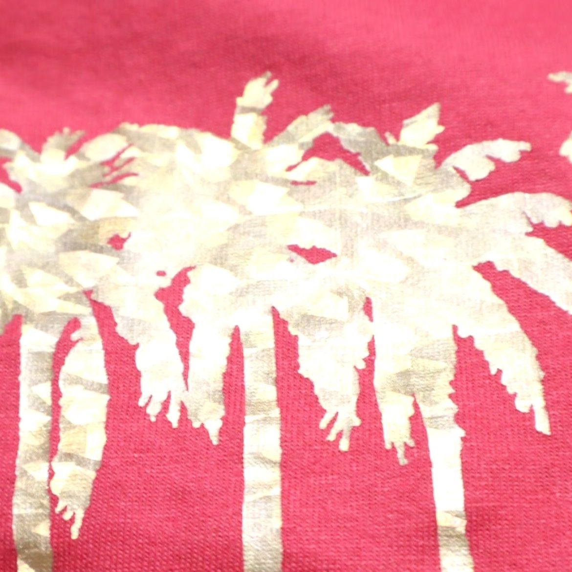 Vintage VINTAGE Screen Stars Florida Holographic Palm Trees T-Shirt Magenta Men's XL Shirt Size US XL / EU 56 / 4 - 6 Thumbnail